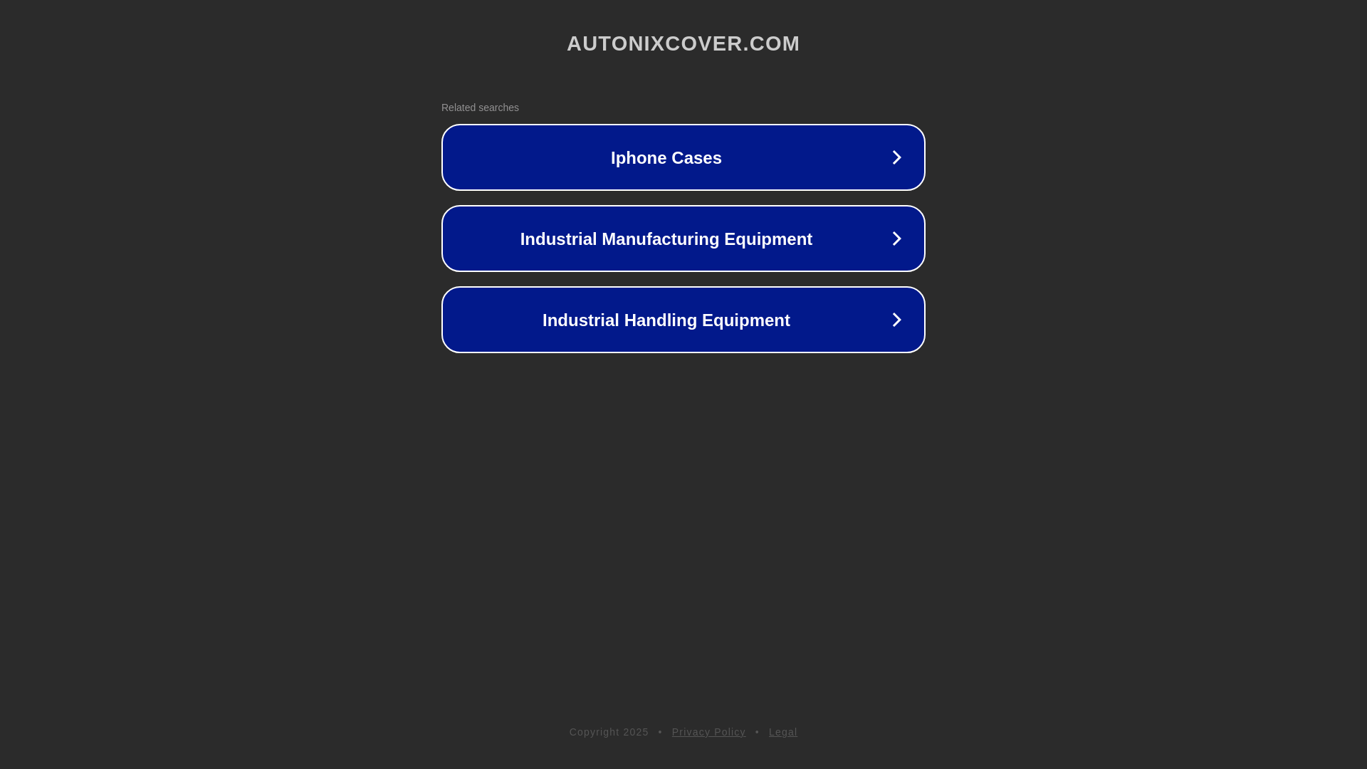 website screenshot of https://autonixcover.com/