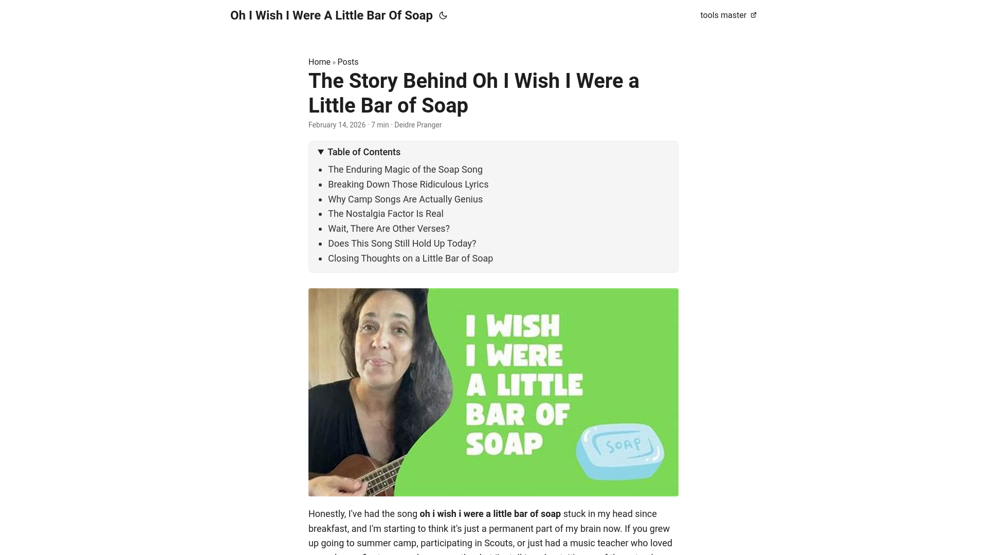 website screenshot of https://oh-i-wish-i-were-a-little-bar-of-soap.pages.dev/