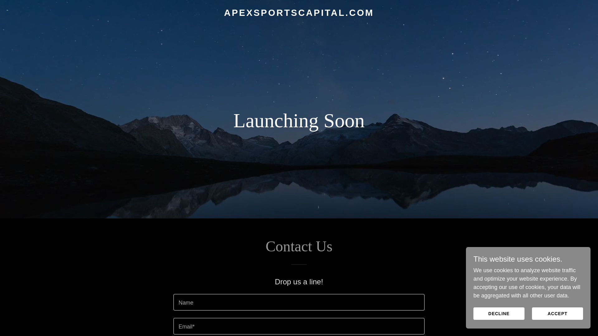 website screenshot of https://apexsportscapital.com