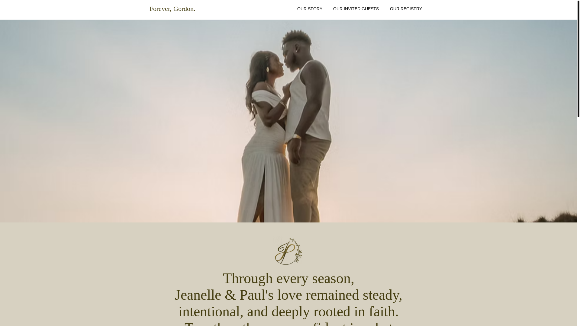 website screenshot of https://forevergordon.com/