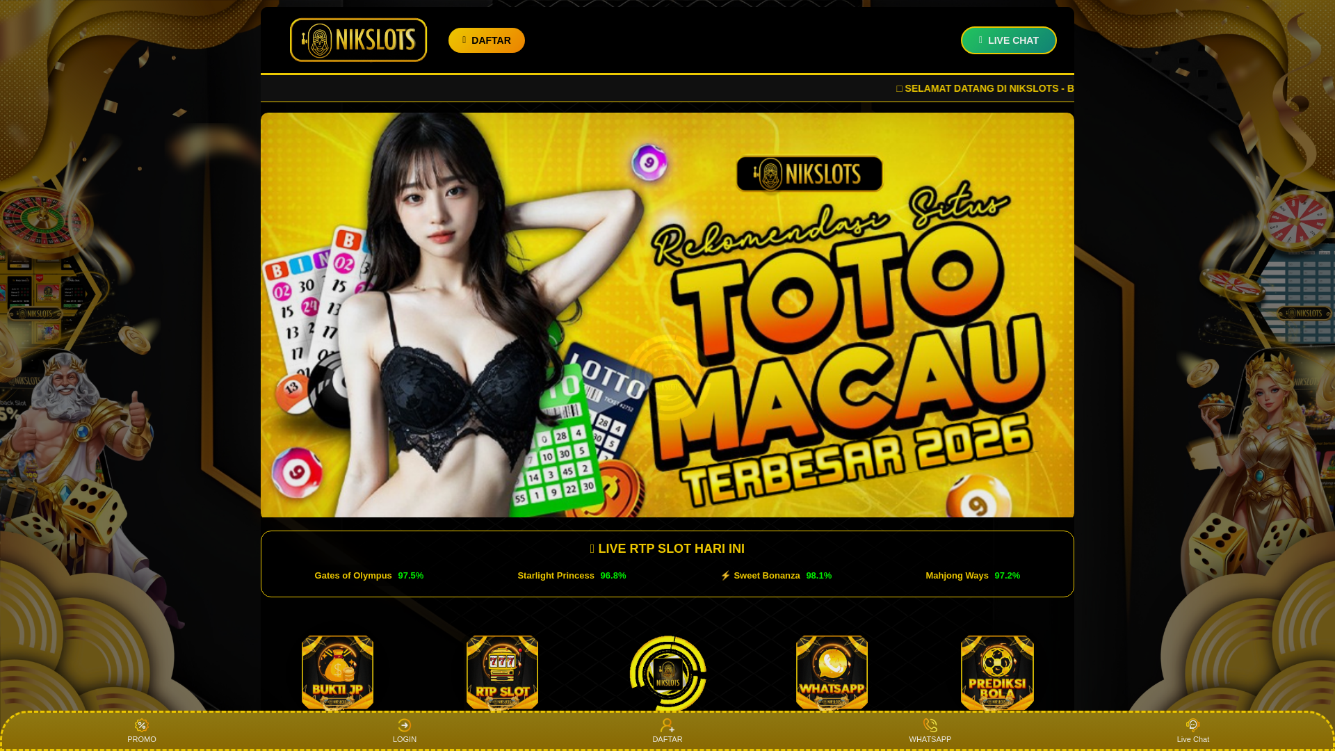 website screenshot of https://nikslots-7ch.pages.dev/