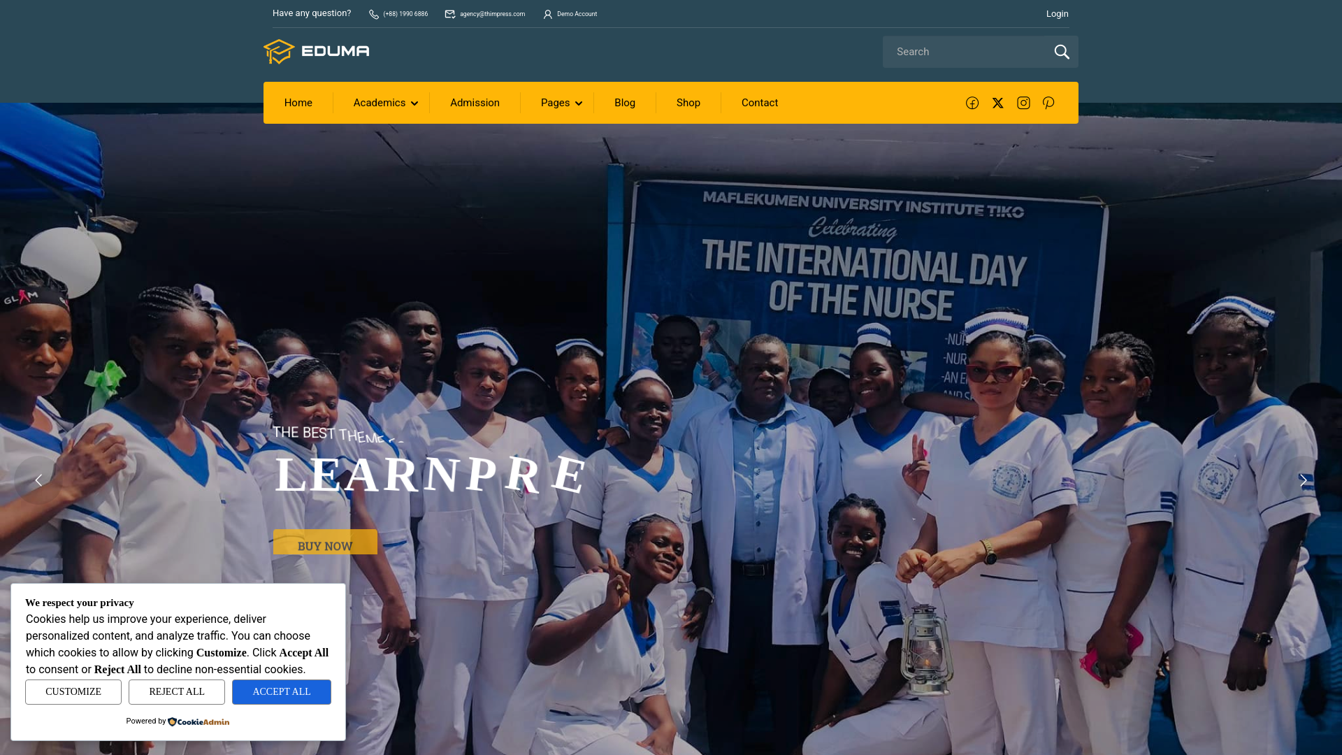 website screenshot of https://maflekumen.org/