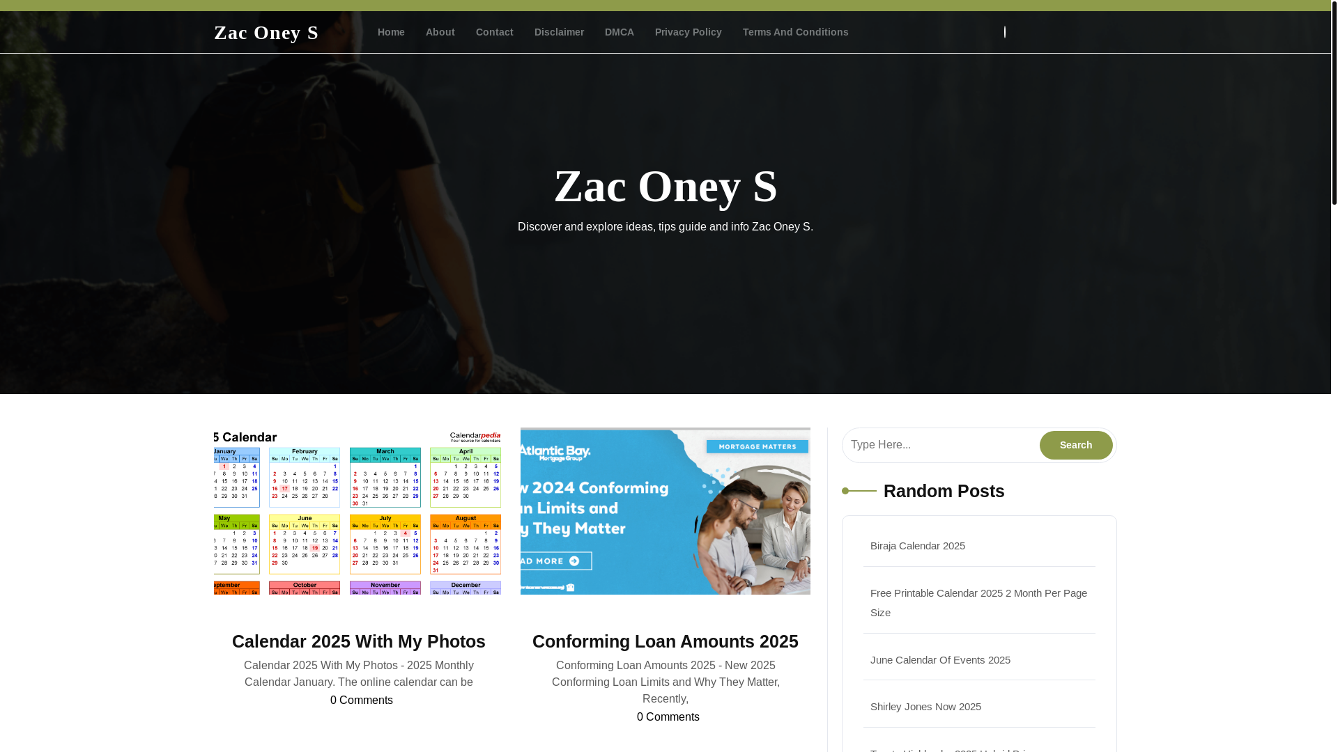 website screenshot of https://zaconeys.pages.dev/