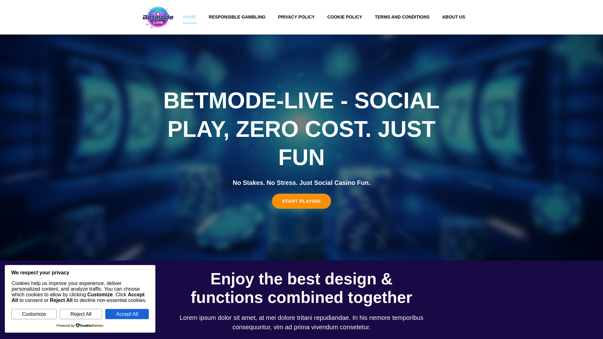 website screenshot of https://betmode-live.xyz/