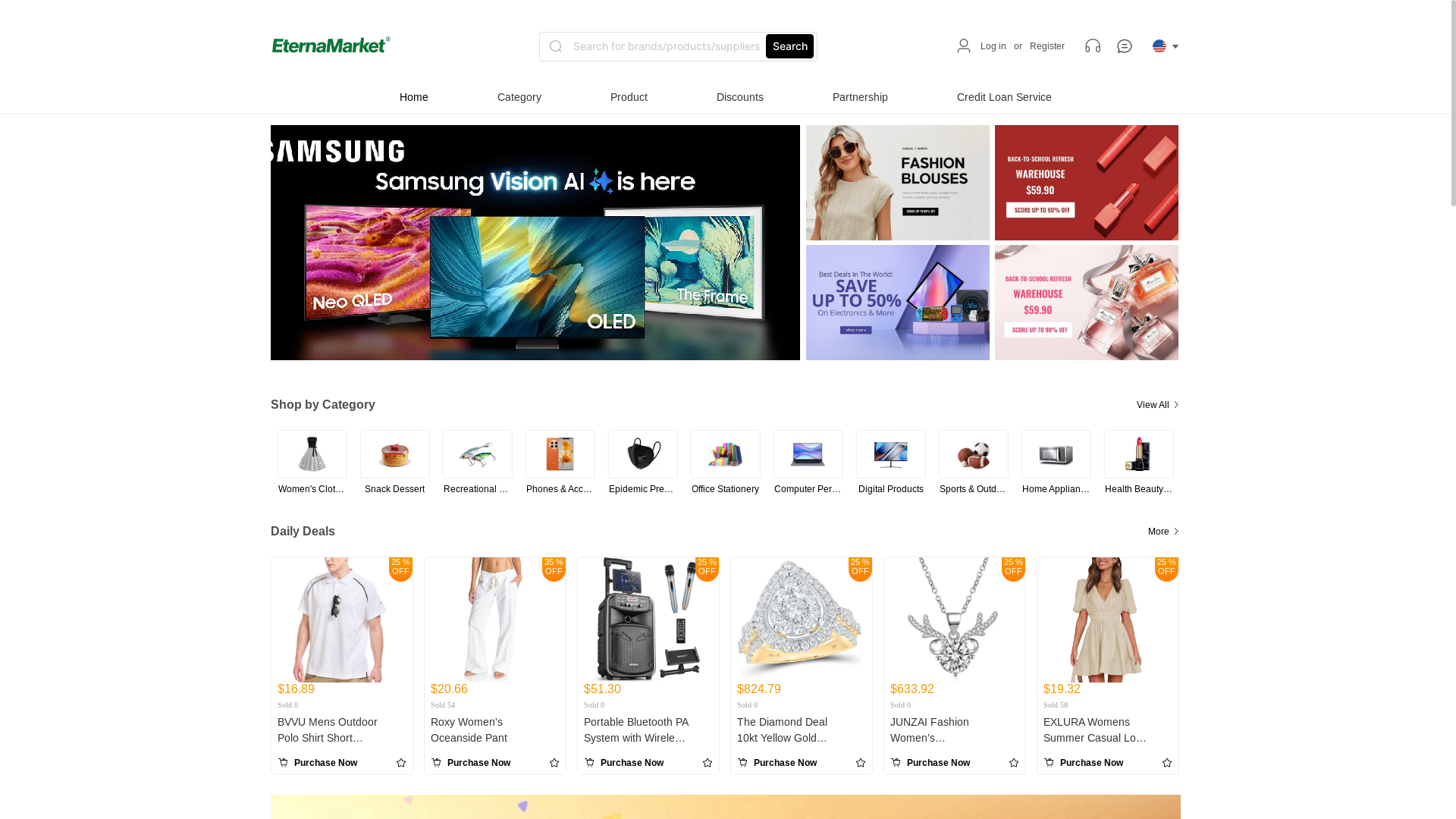 website screenshot of https://globaleternas.com/