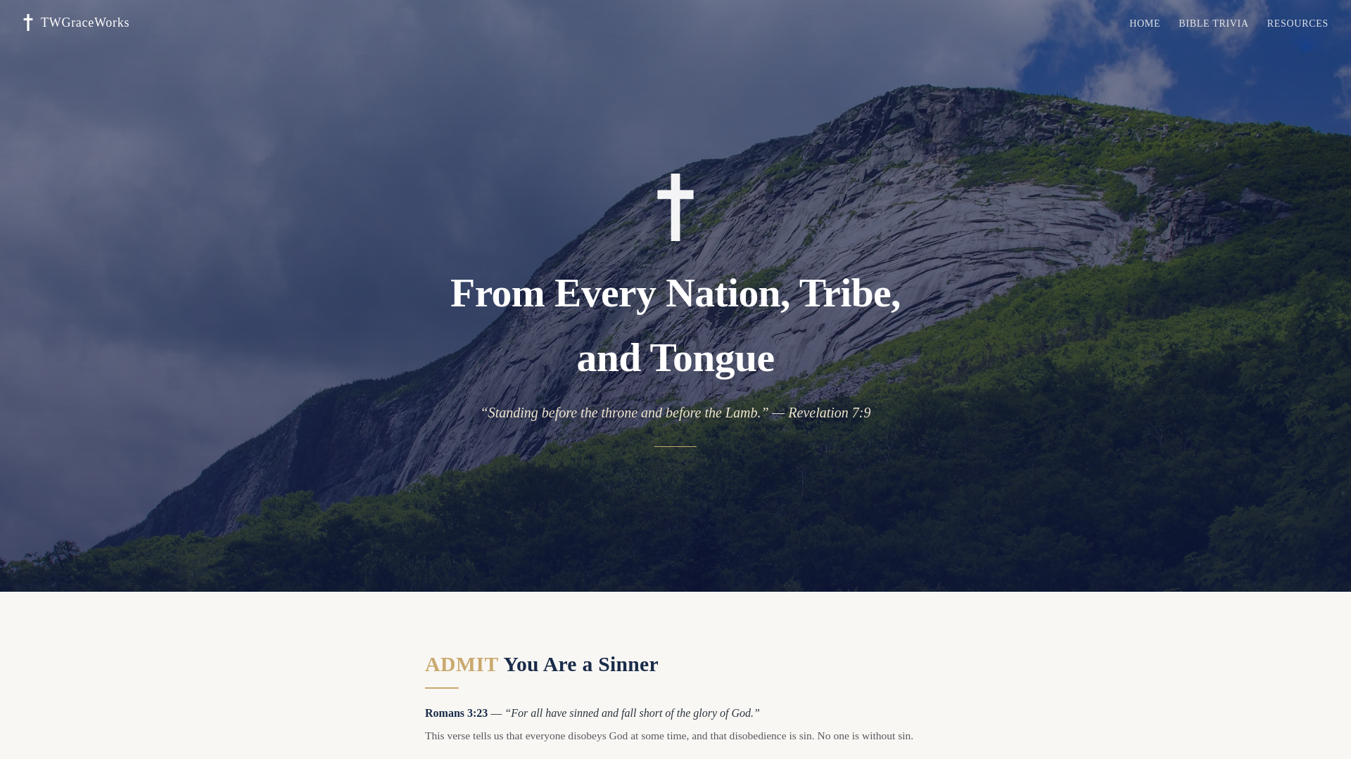 website screenshot of https://devtwgraceworks.pages.dev/