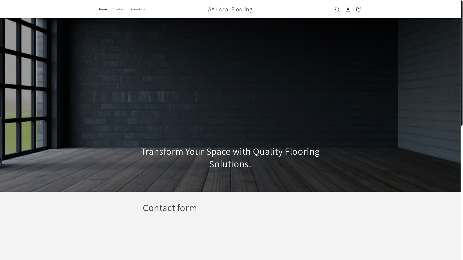 website screenshot of https://aalocalflooring.com/