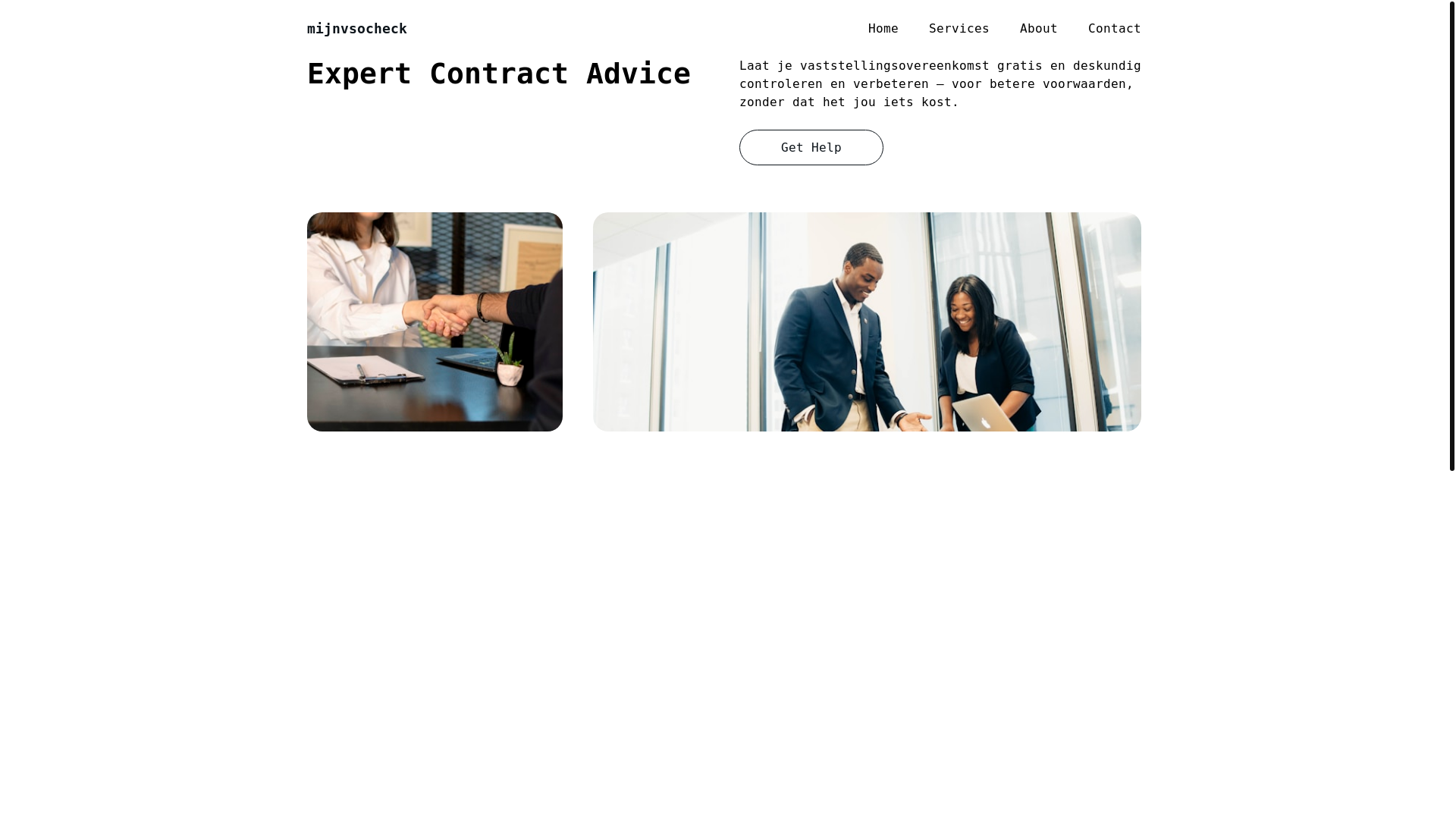 website screenshot of https://mijnvsocheck.nl/