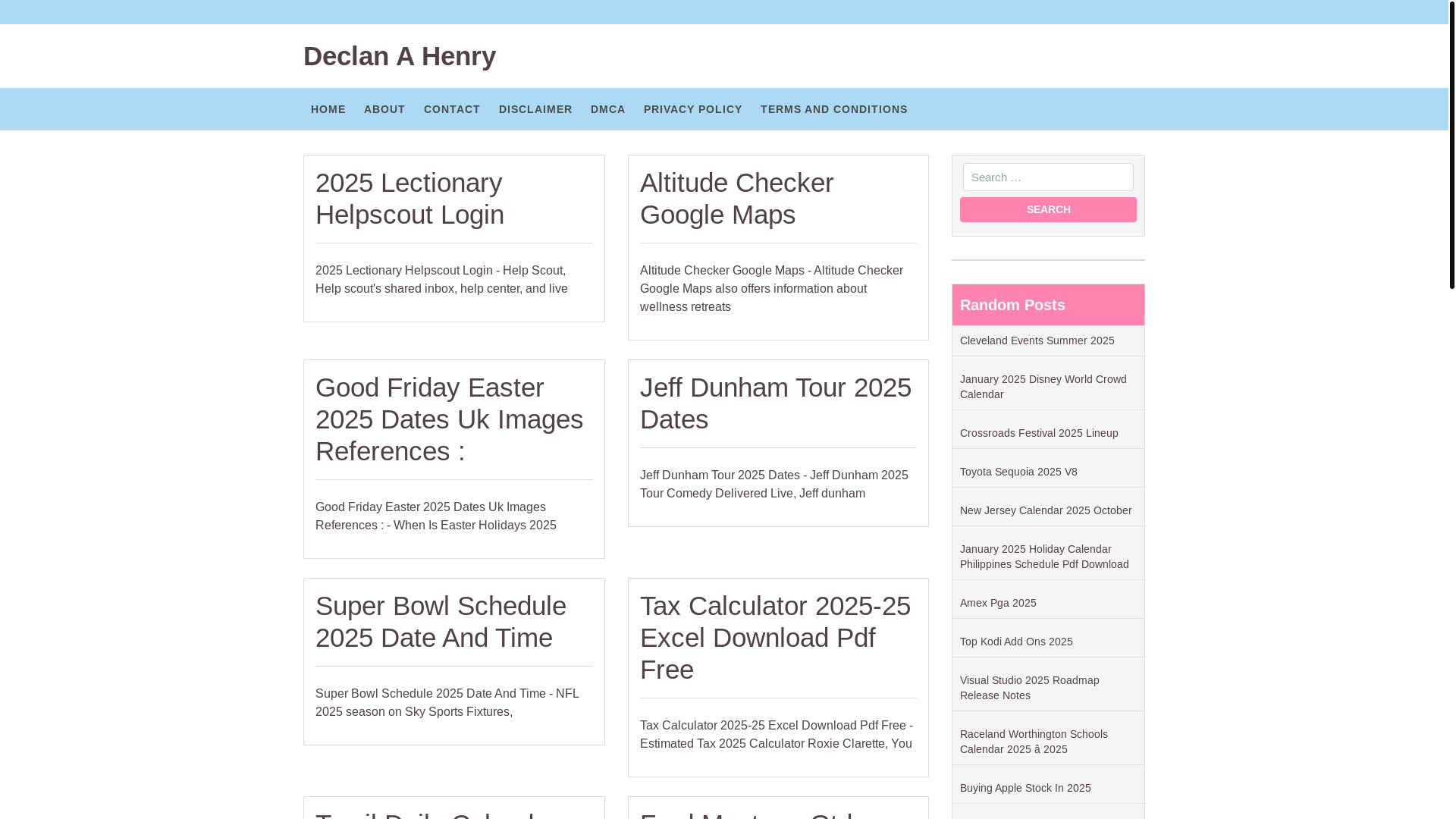 website screenshot of https://declanahenry.pages.dev/