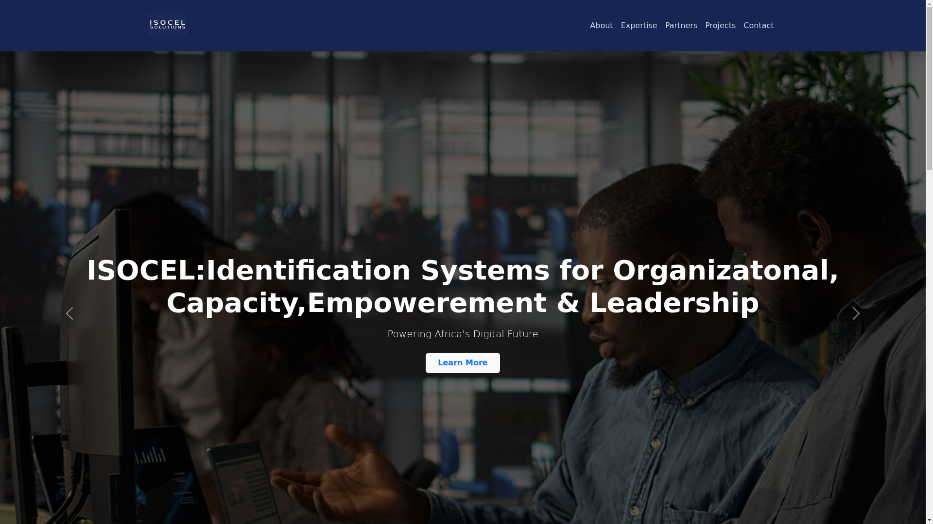 website screenshot of https://isocel-website.pages.dev/