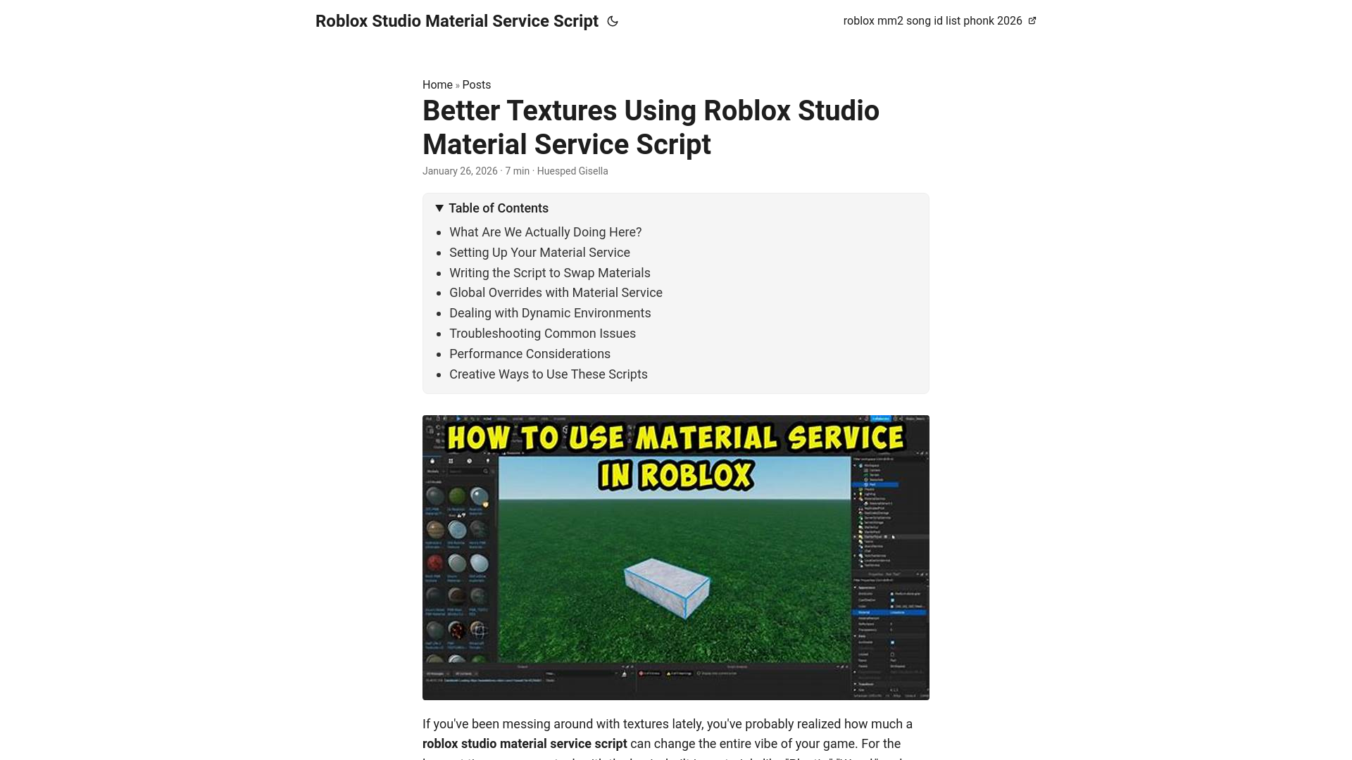 website screenshot of https://roblox-studio-material-service-script.pages.dev/