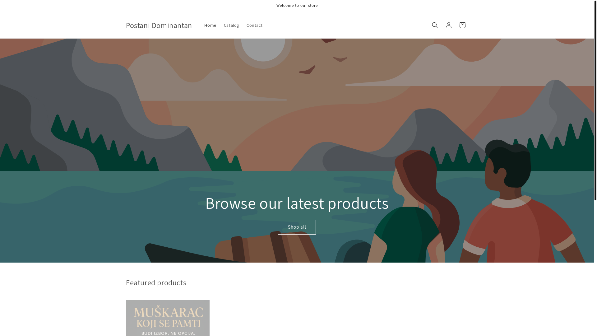 website screenshot of https://postanidominantan.com/