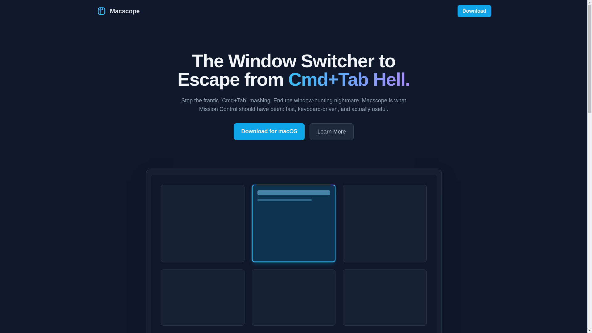 website screenshot of https://macscope-website.pages.dev/