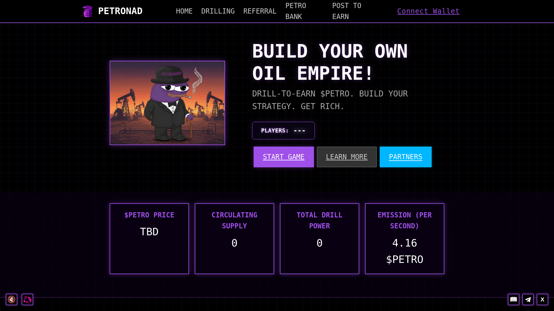 website screenshot of https://petronadxyz.pages.dev