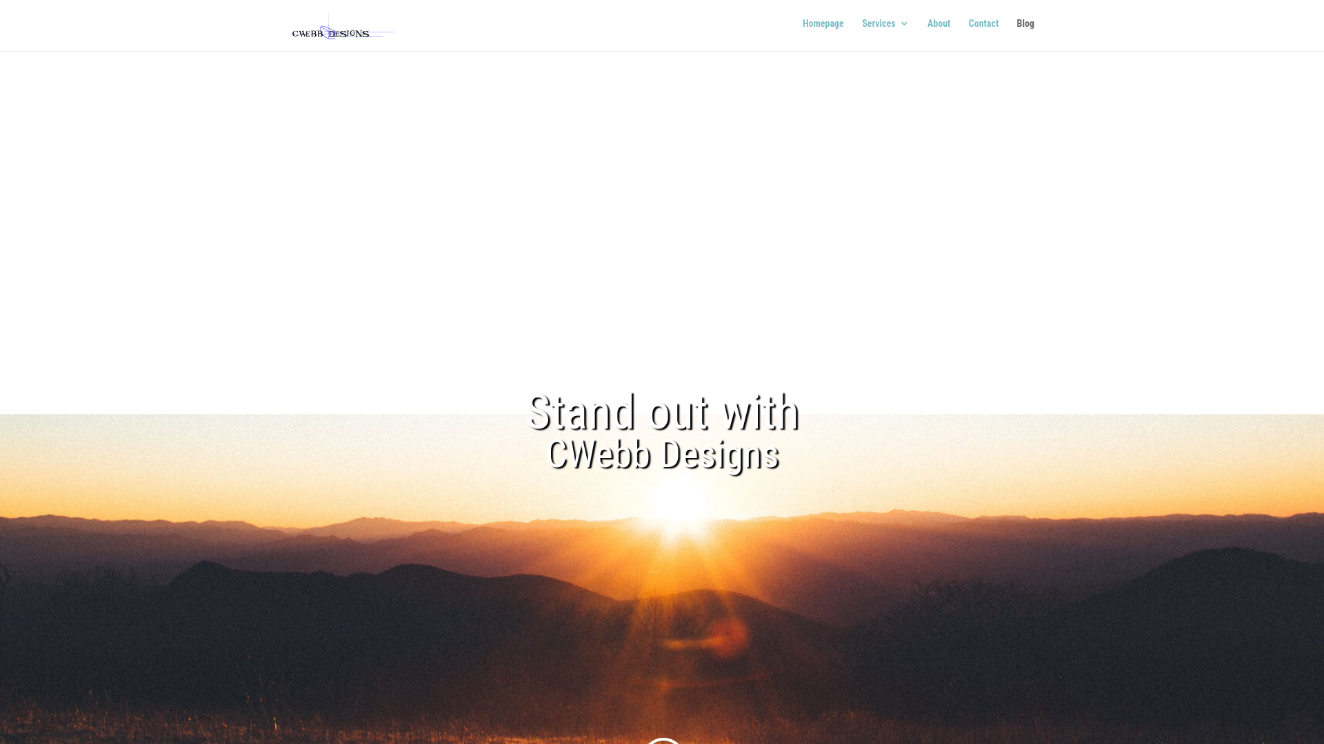 website screenshot of https://cwebb.uk/