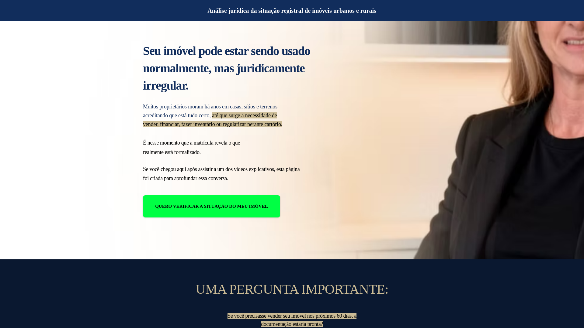 website screenshot of https://anaribeiroadv.com.br/