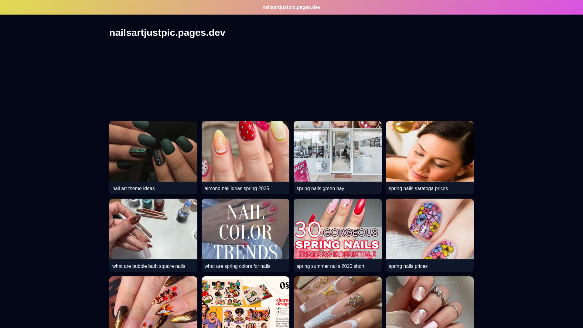 website screenshot of https://nailsartjustpic.pages.dev/