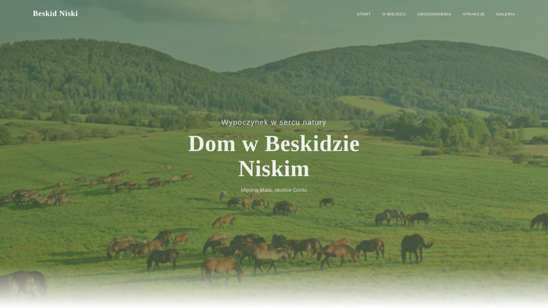 website screenshot of https://domekmecinamala.pl/