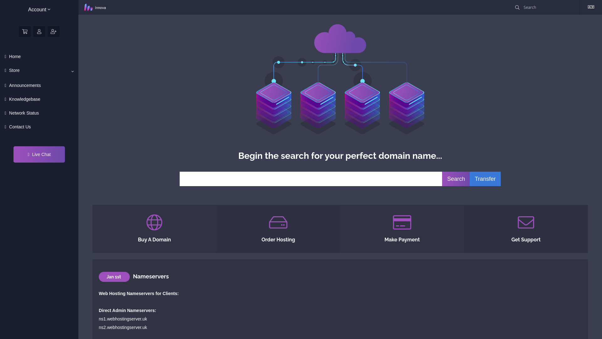 website screenshot of https://innovalearningtrustsch.uk