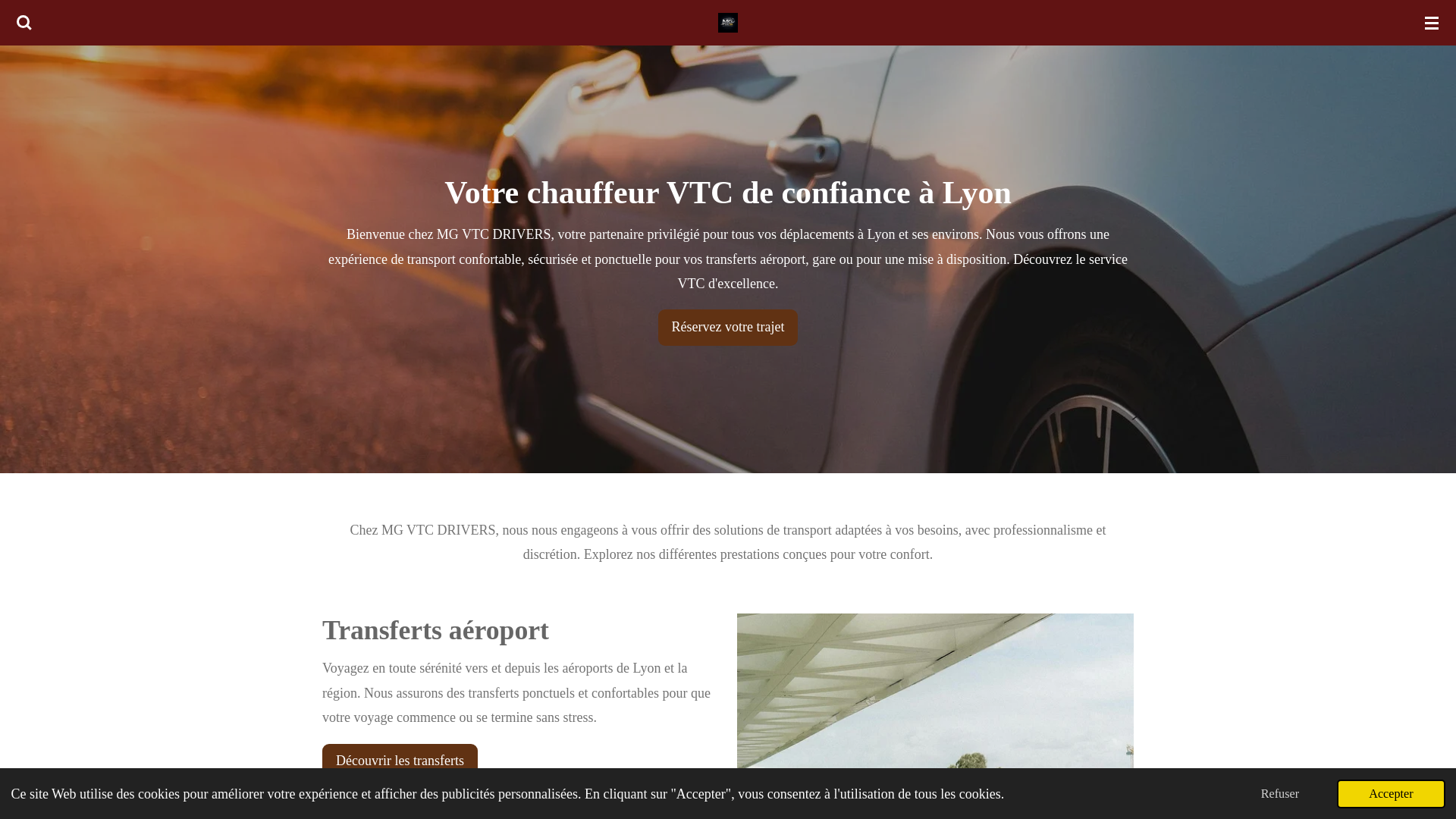 website screenshot of https://mg-vtc-69-drivers-lyon.com/