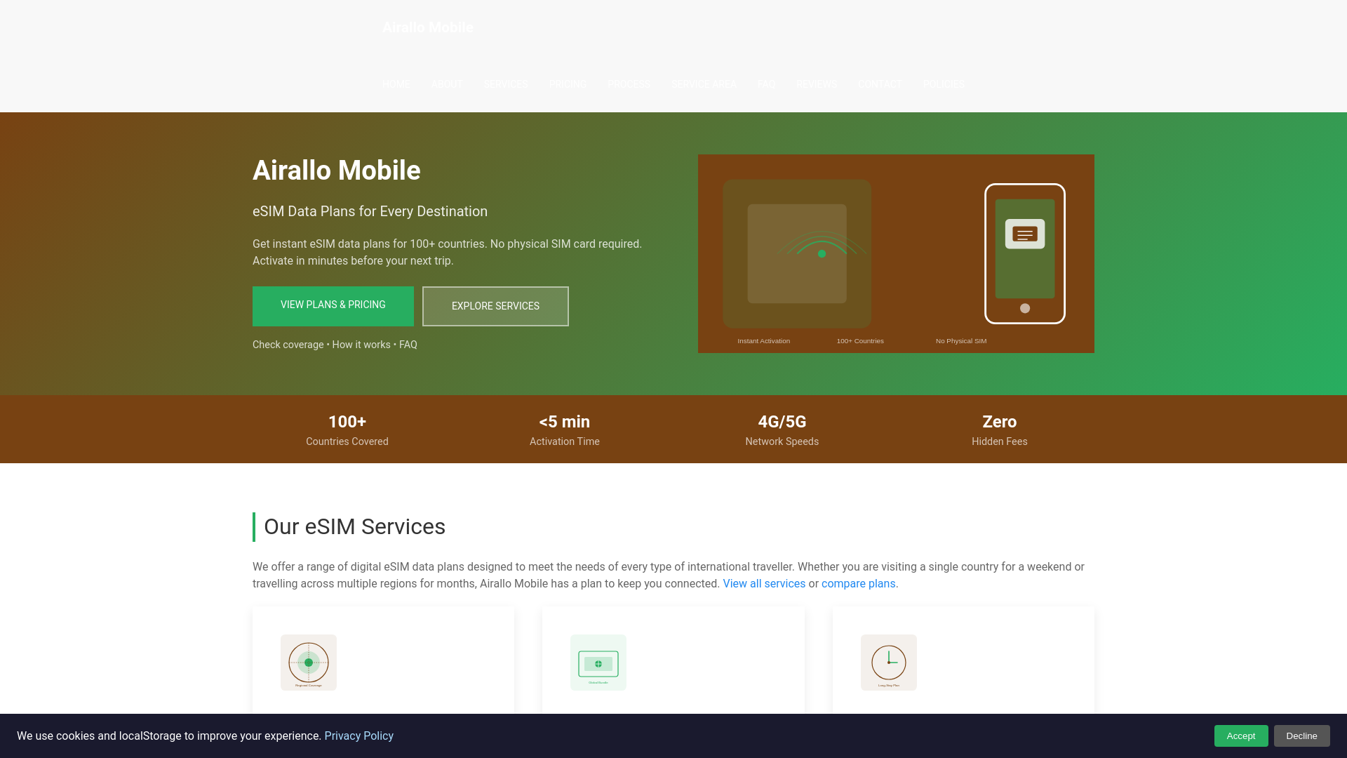 website screenshot of https://airallomobile.online/