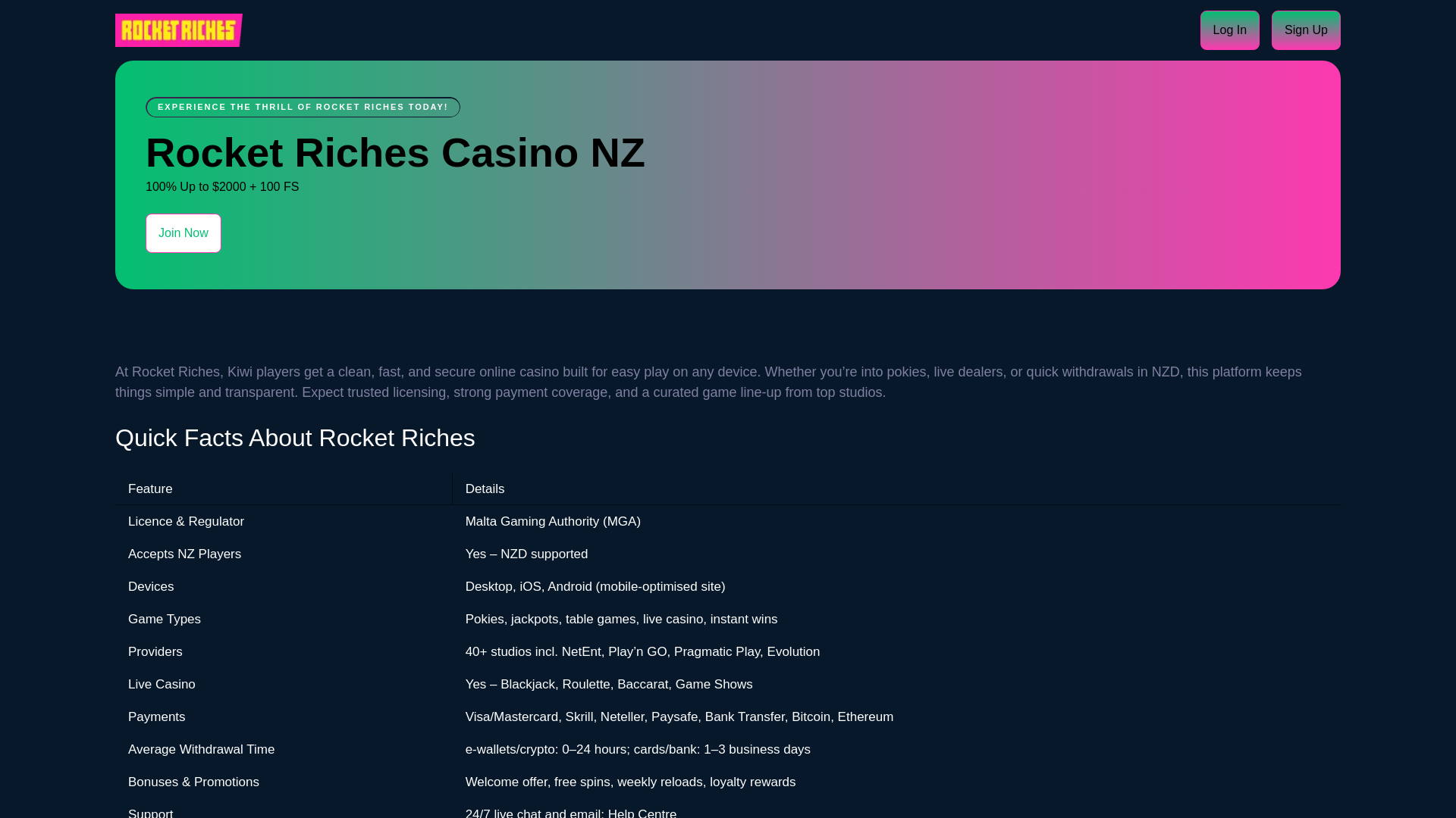website screenshot of https://rocket-riches-casino-net.pages.dev/