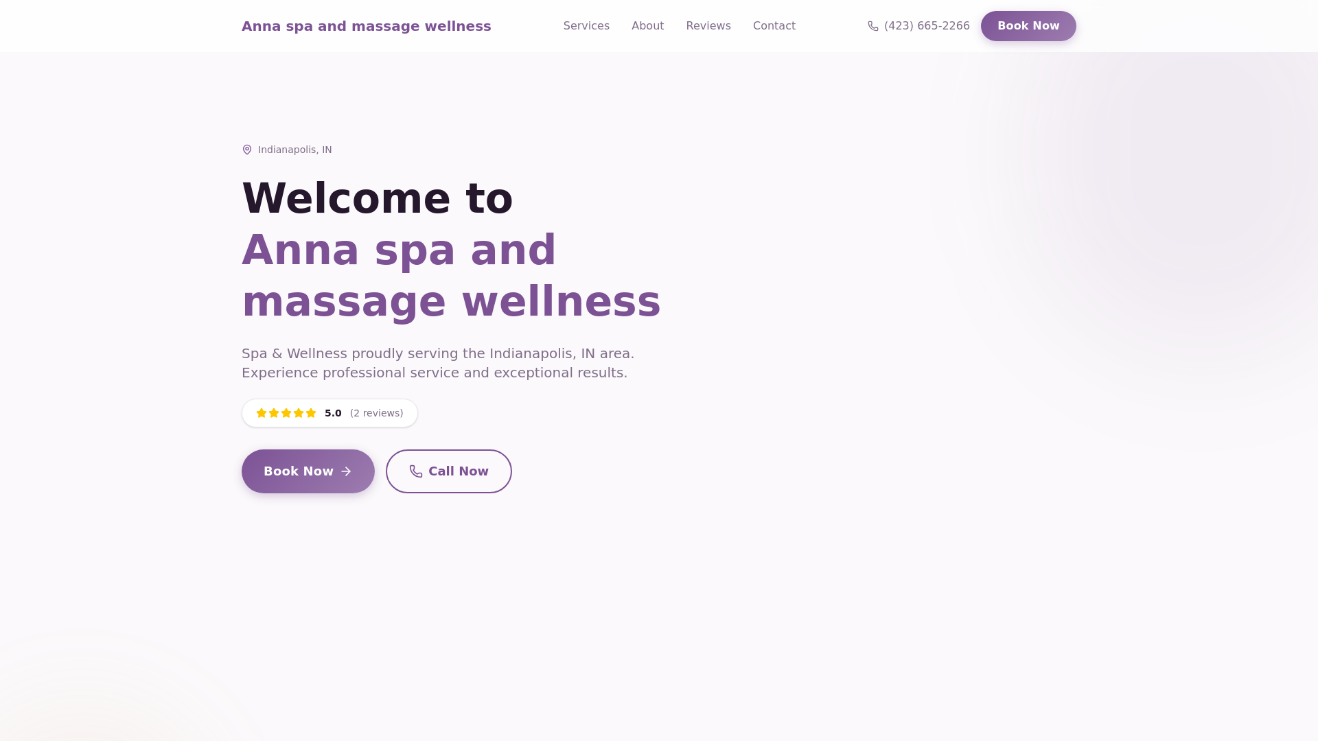 website screenshot of https://anna-spa-and-massage-wellness-in-odev.pages.dev/