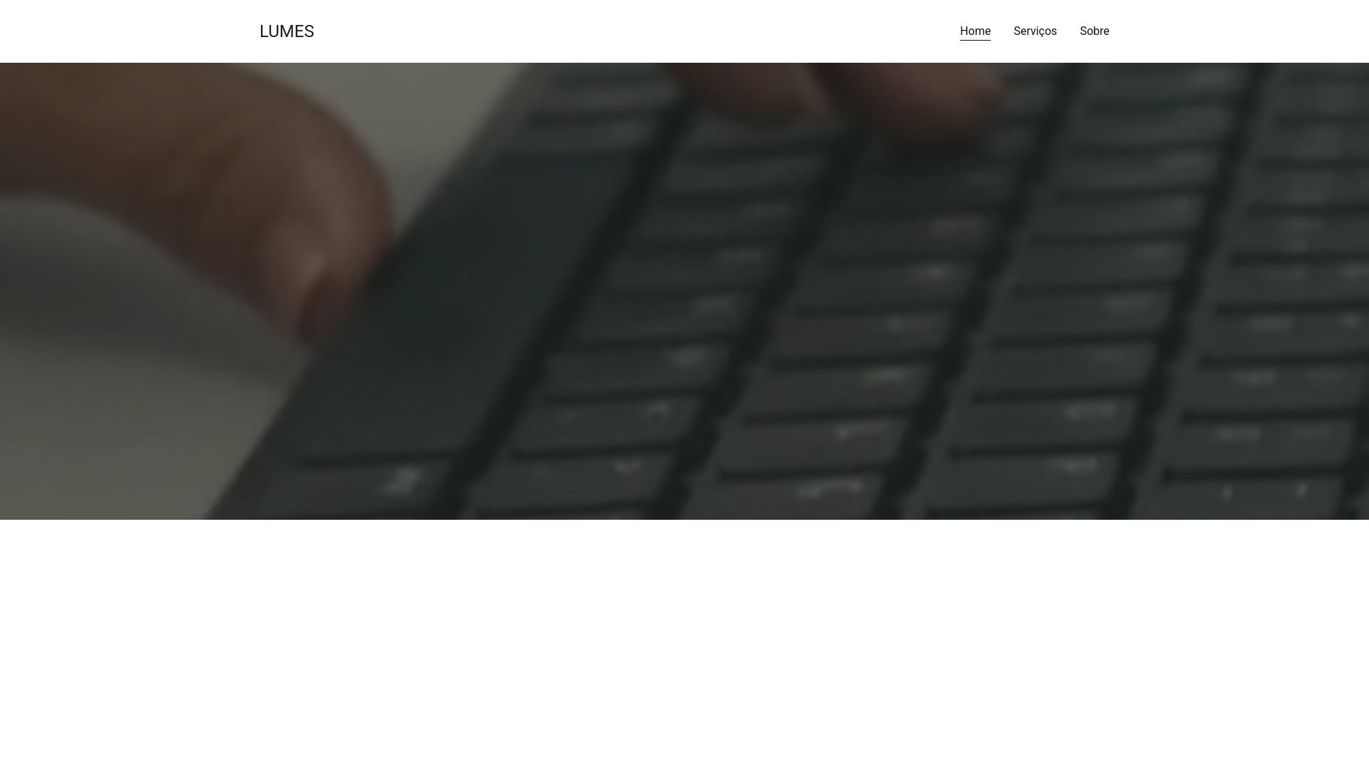website screenshot of https://lumescomercioeservicoeminformatica.com/