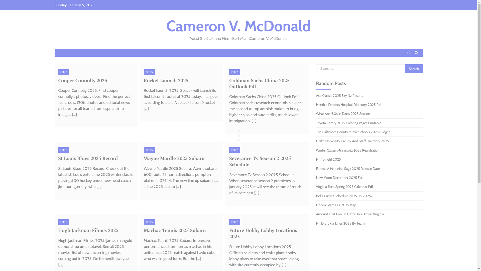 website screenshot of https://cameronvmcdonald.pages.dev/