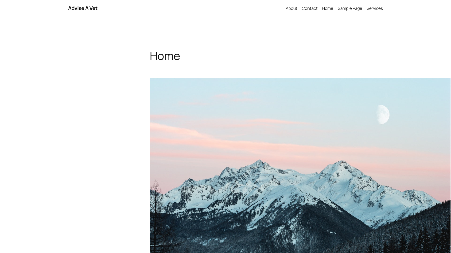 website screenshot of https://adviseavet.com/
