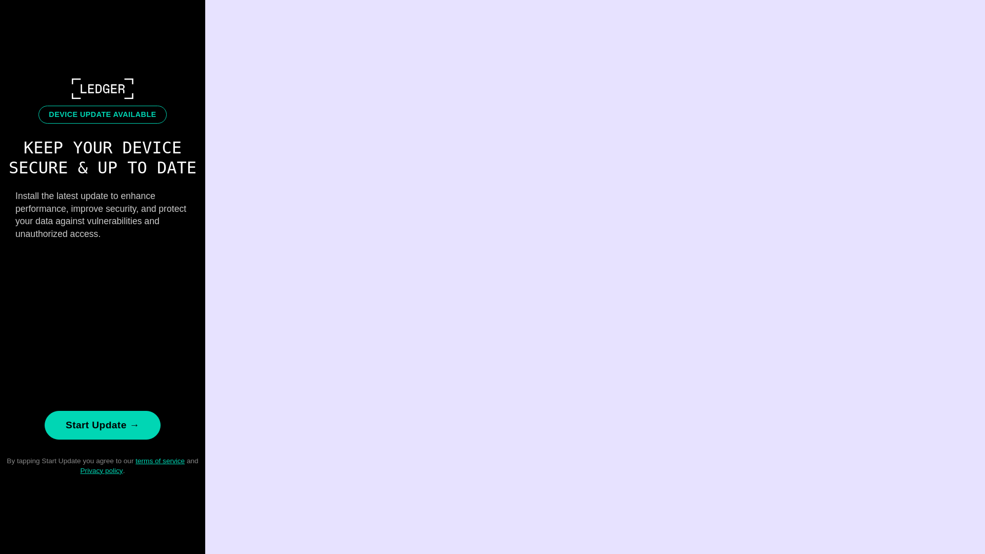 website screenshot of https://ledgerweb3support.com