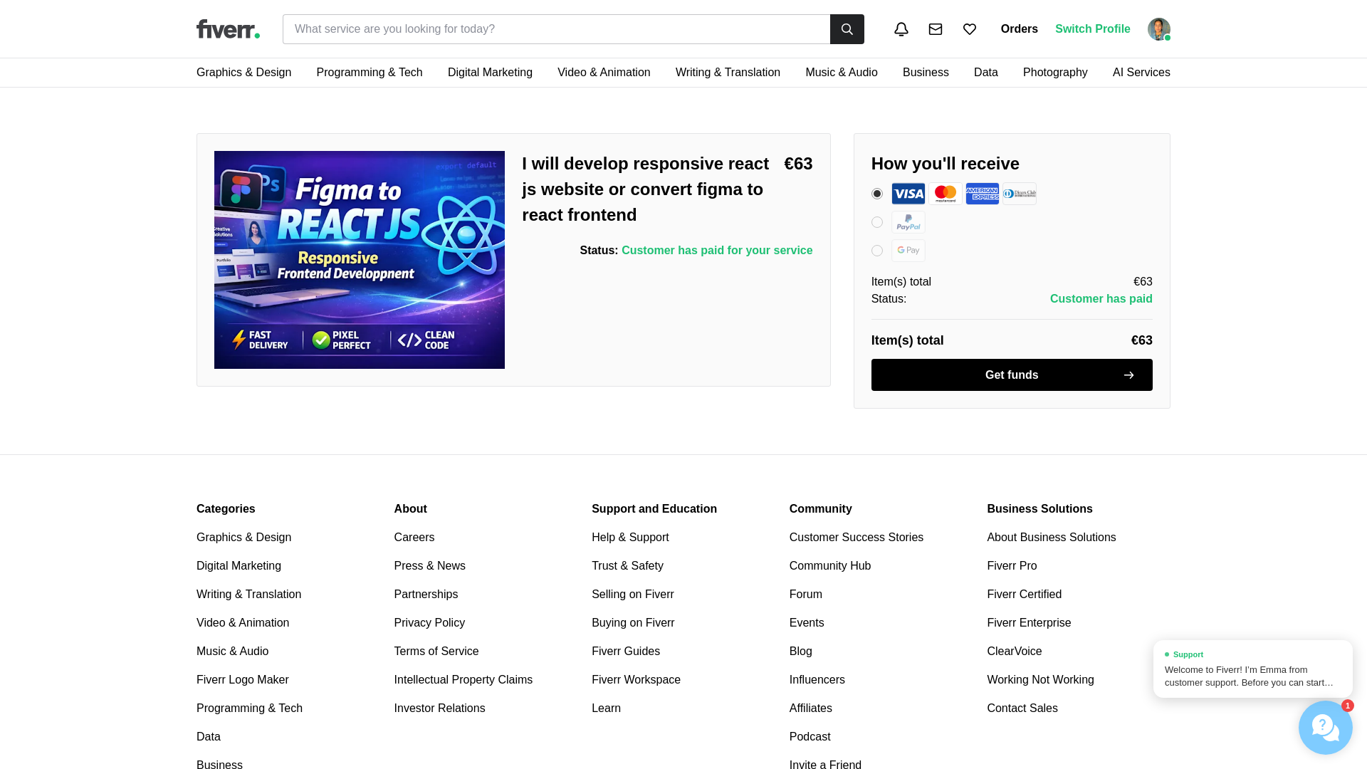 website screenshot of https://fvroom.digital/262468189