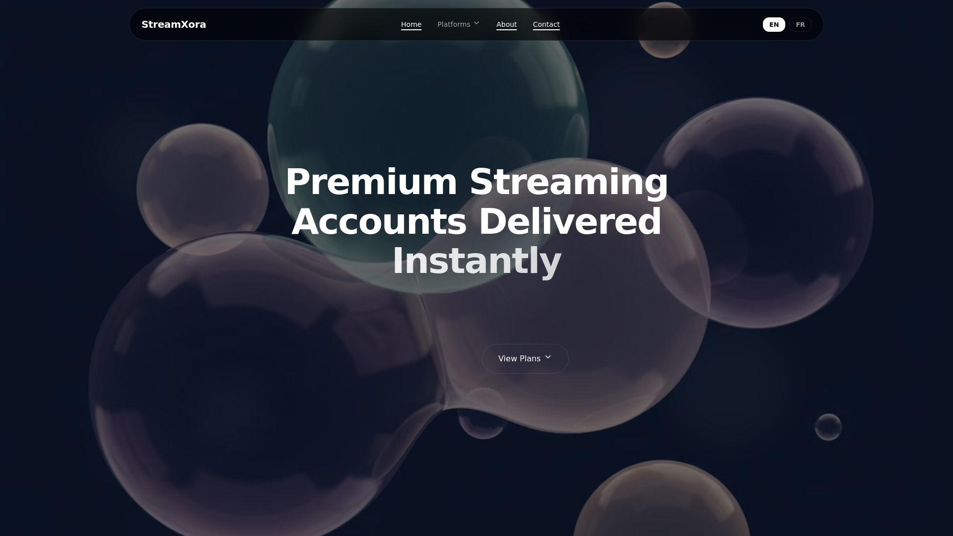 website screenshot of https://streamxora.pages.dev/