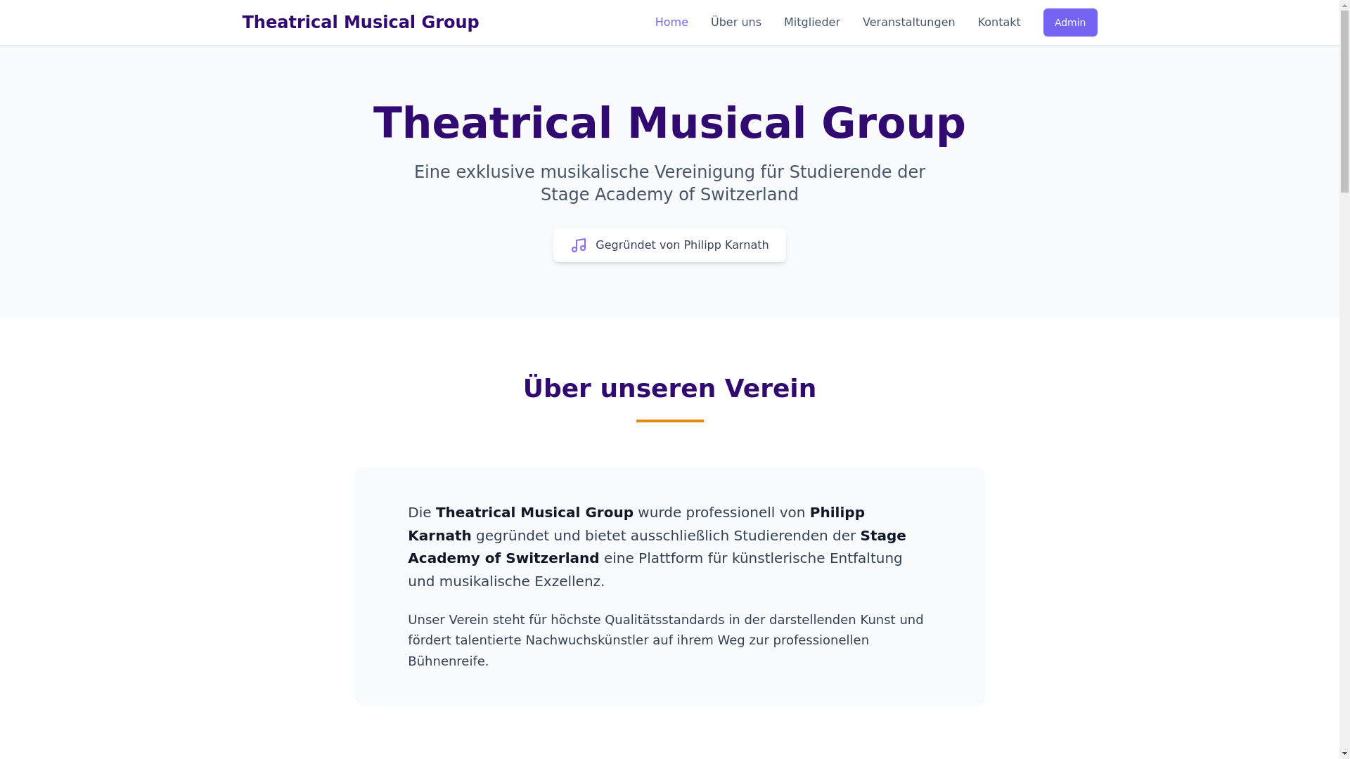 website screenshot of https://theatricalvn.org/