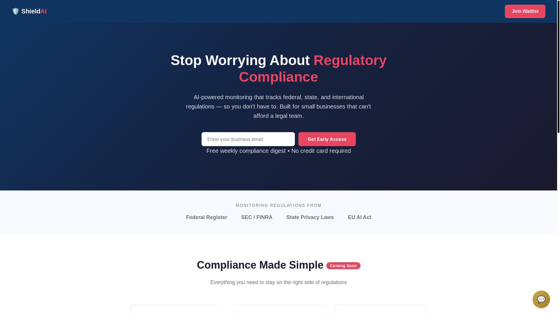 website screenshot of https://shieldartificial.com/