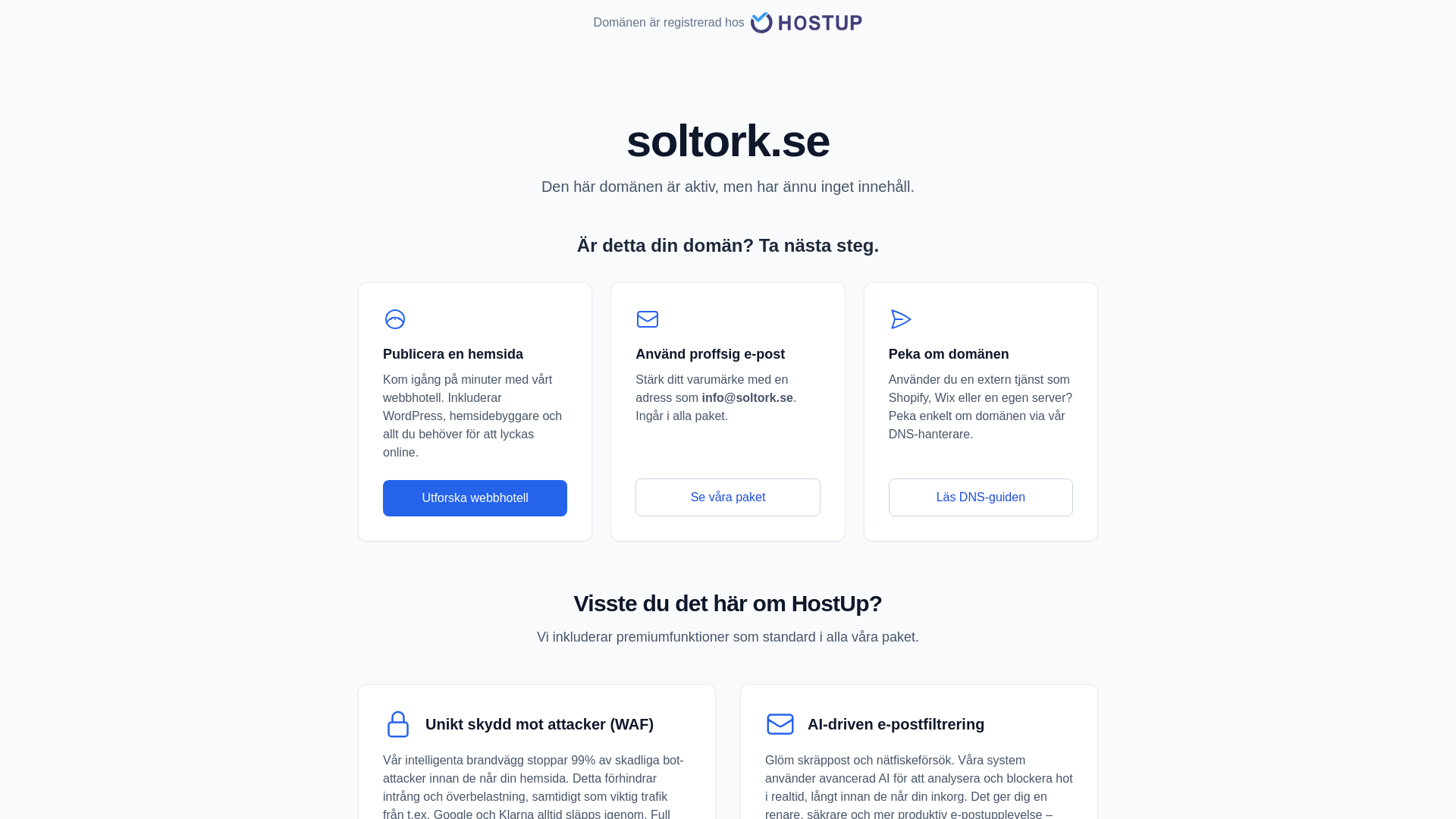 website screenshot of https://soltork.se/