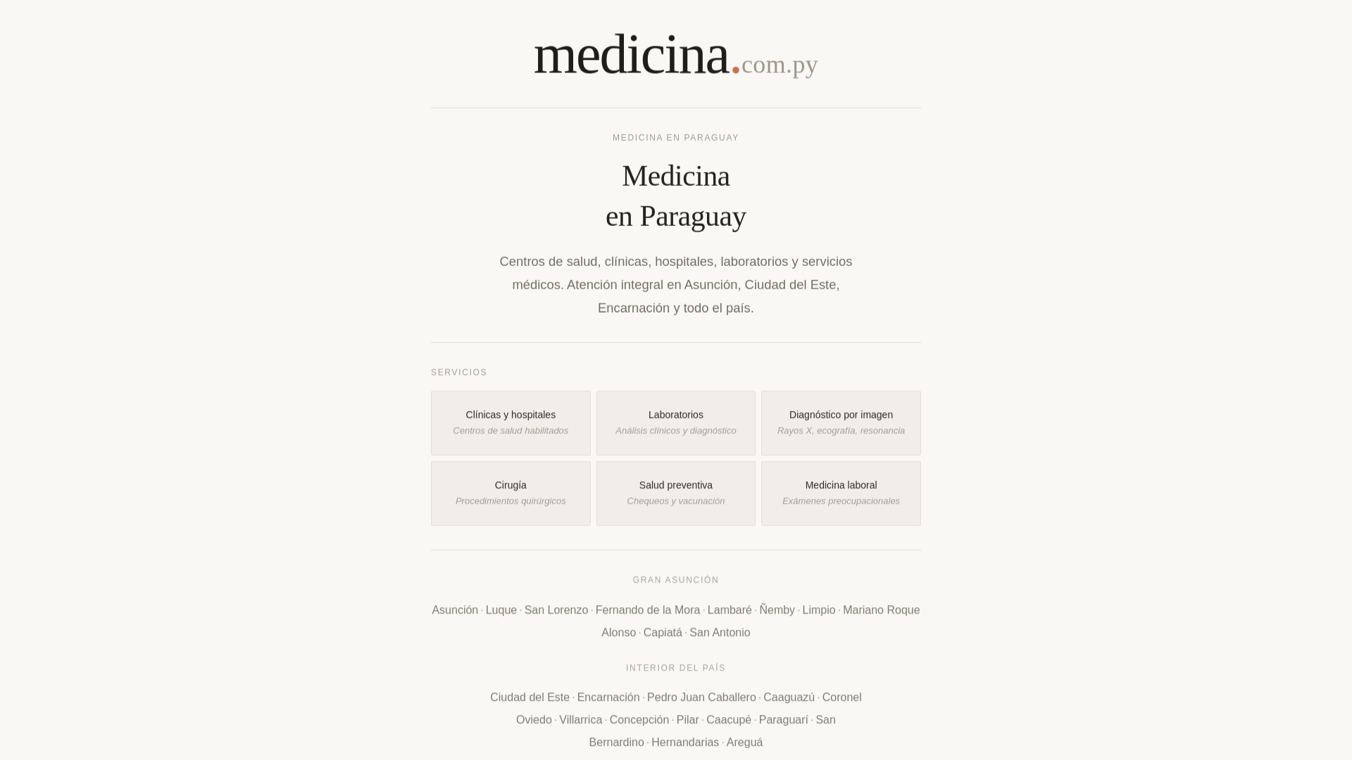 website screenshot of https://com-py-medicina.pages.dev/