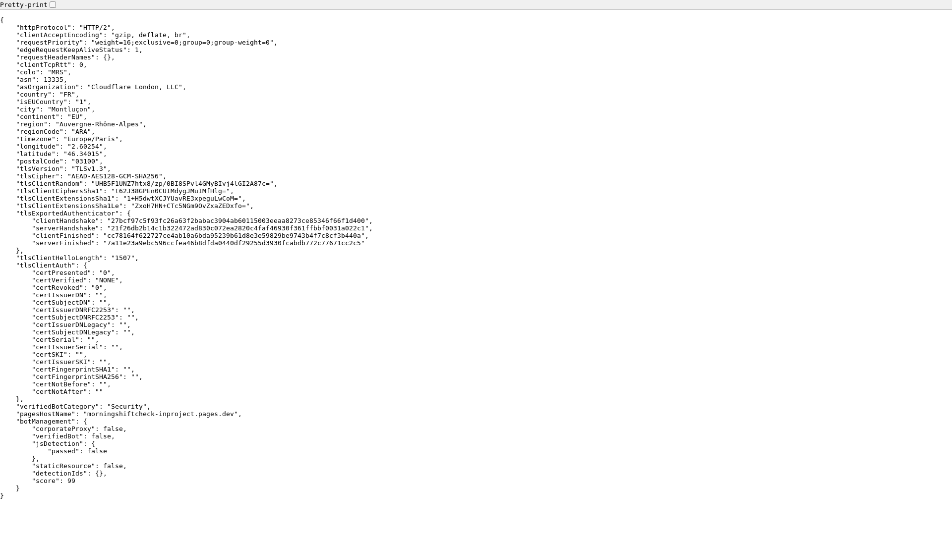 website screenshot of https://morningshiftcheck-inproject.pages.dev/