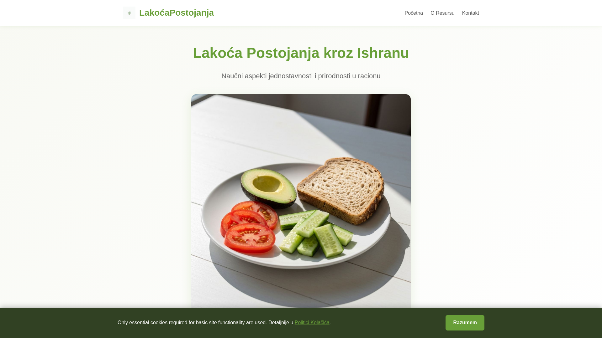 website screenshot of https://lakocapostojanjagh.com/