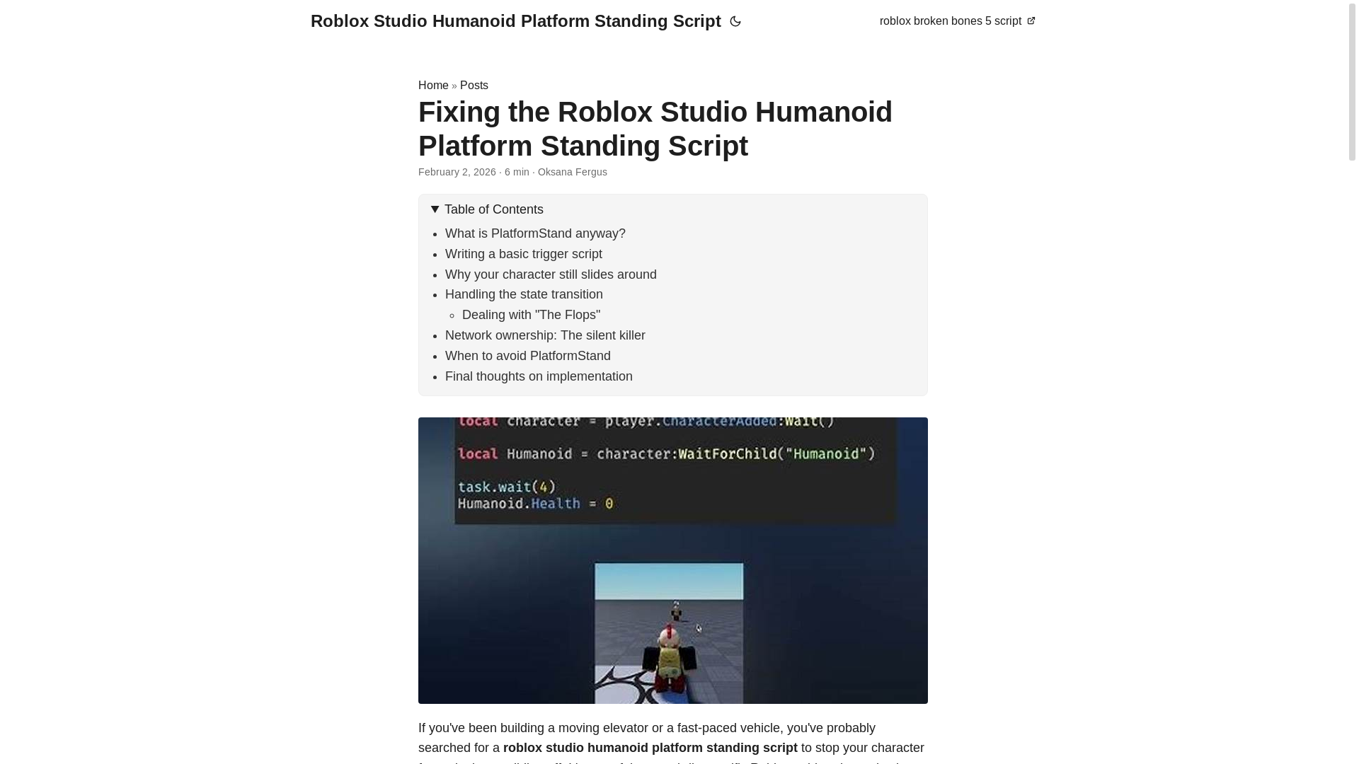 website screenshot of https://roblox-studio-humanoid-platform-standing-script.pages.dev/