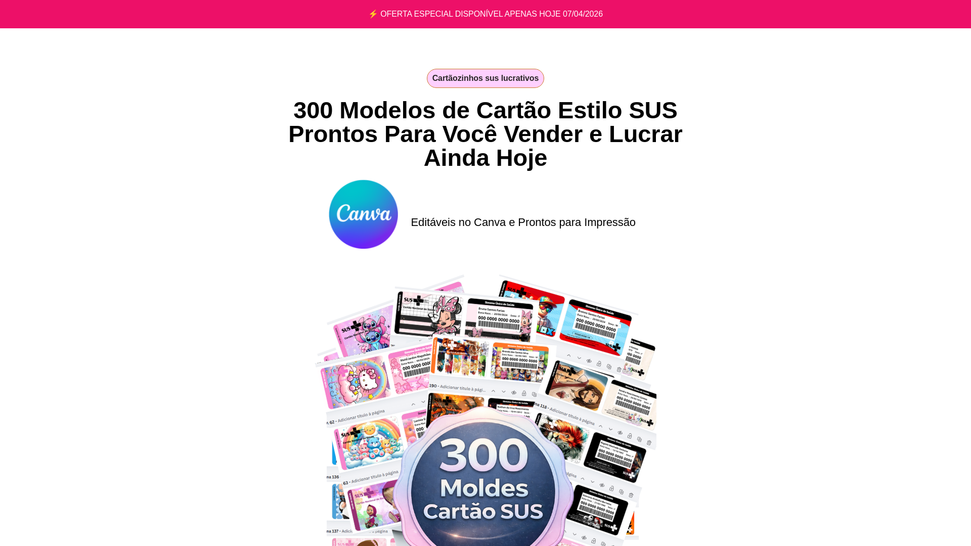 website screenshot of https://cartaozinhosmoldes.site