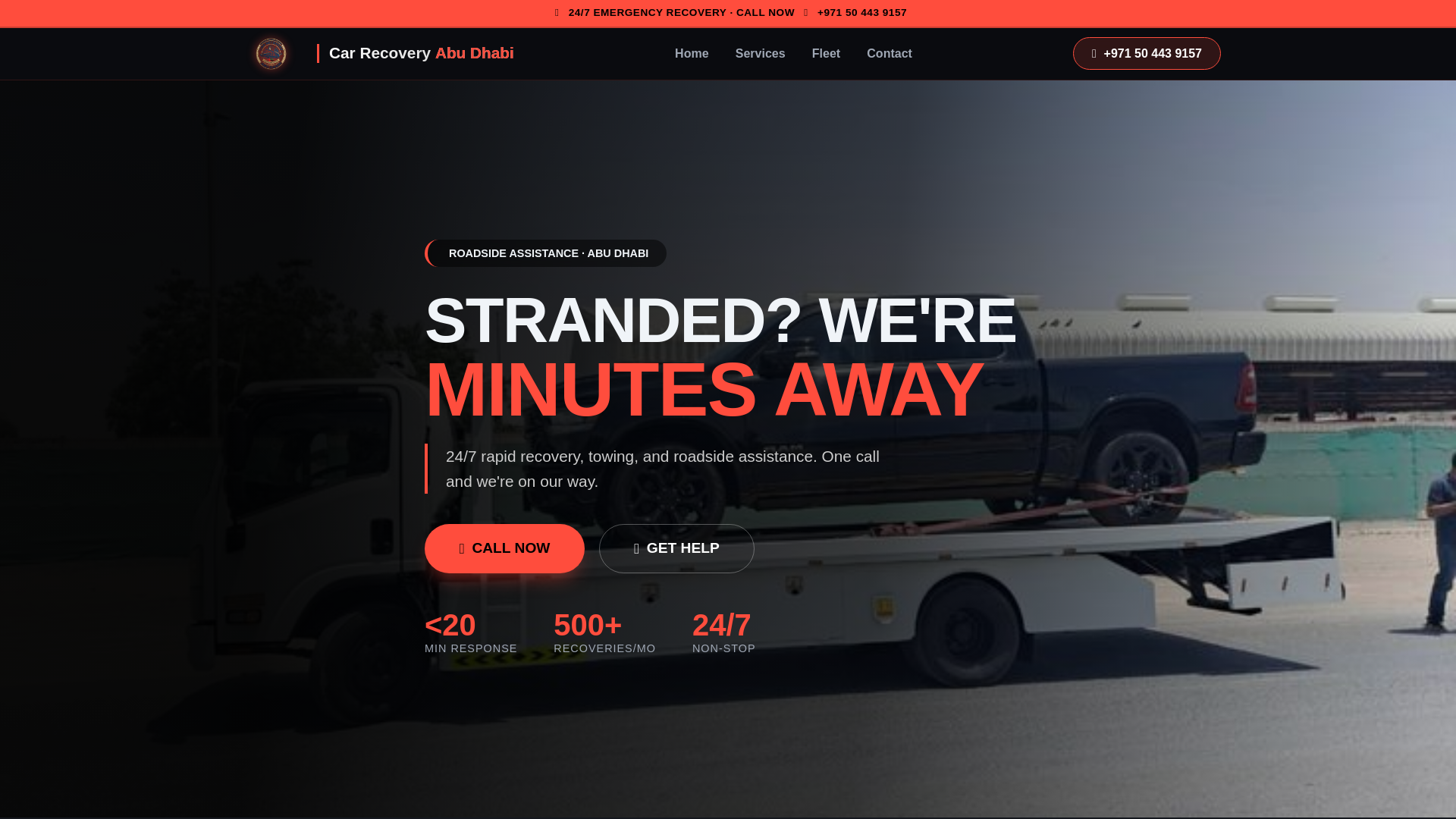 website screenshot of https://carrecoveryabuduabi.store/