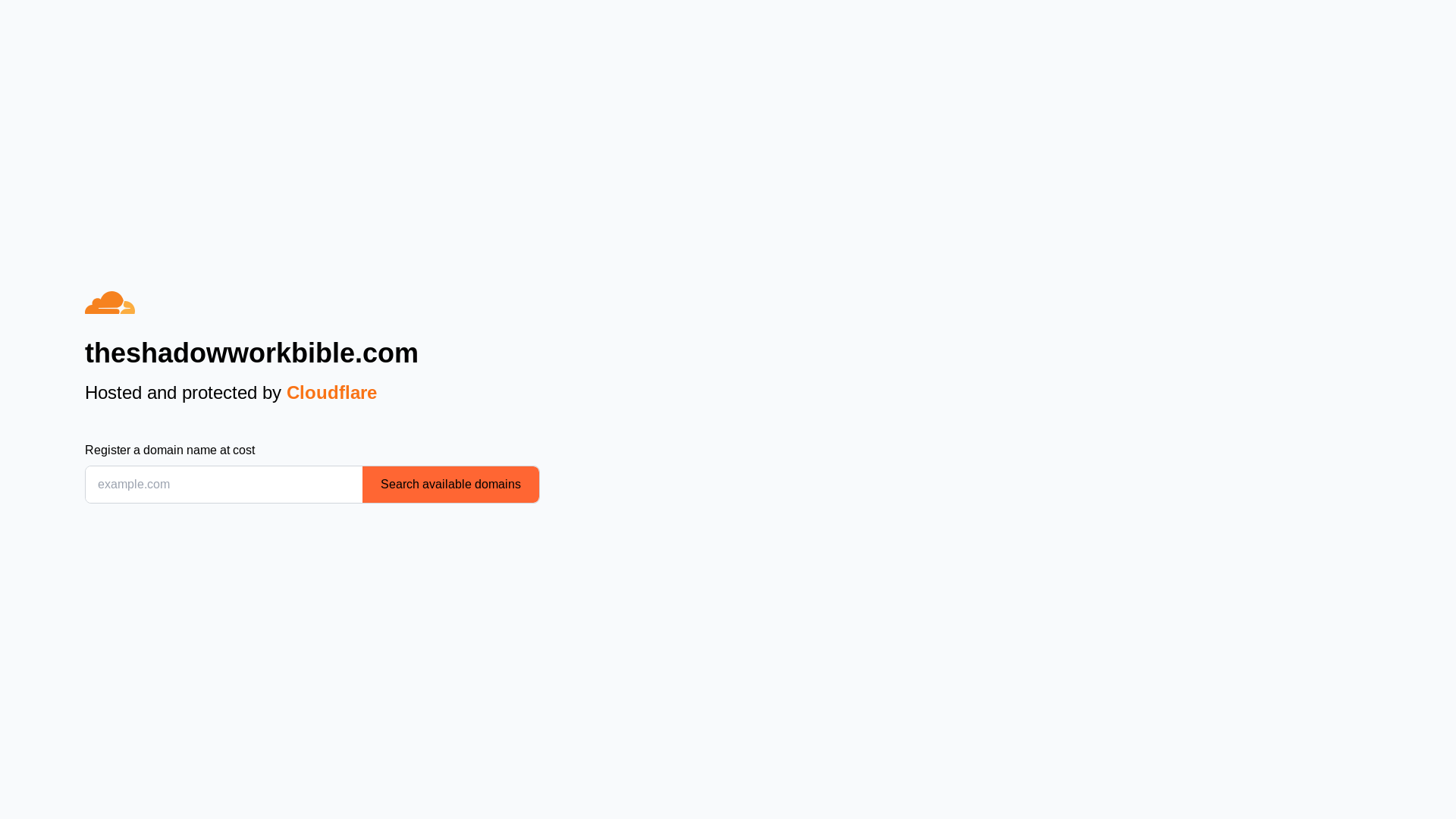 website screenshot of https://theshadowworkbible.com/