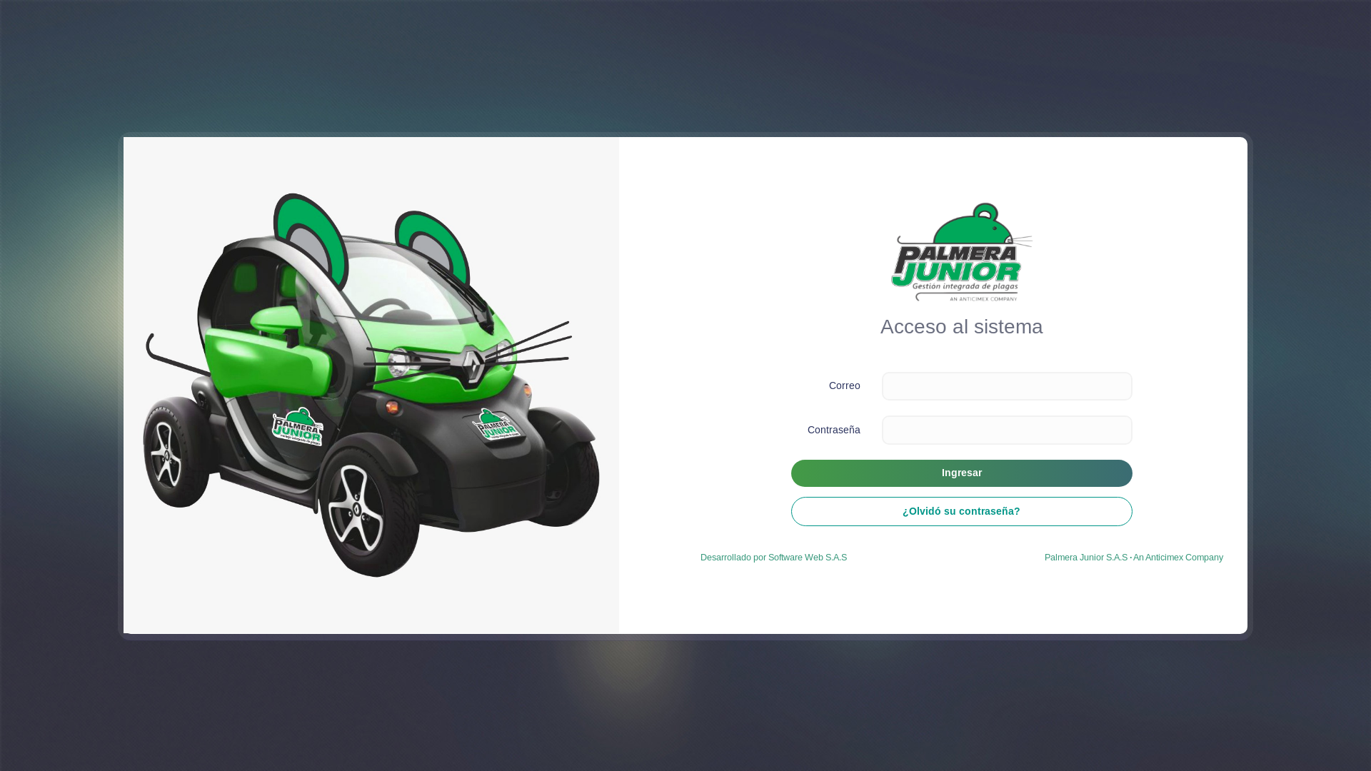 website screenshot of https://sys.ashnova.net/