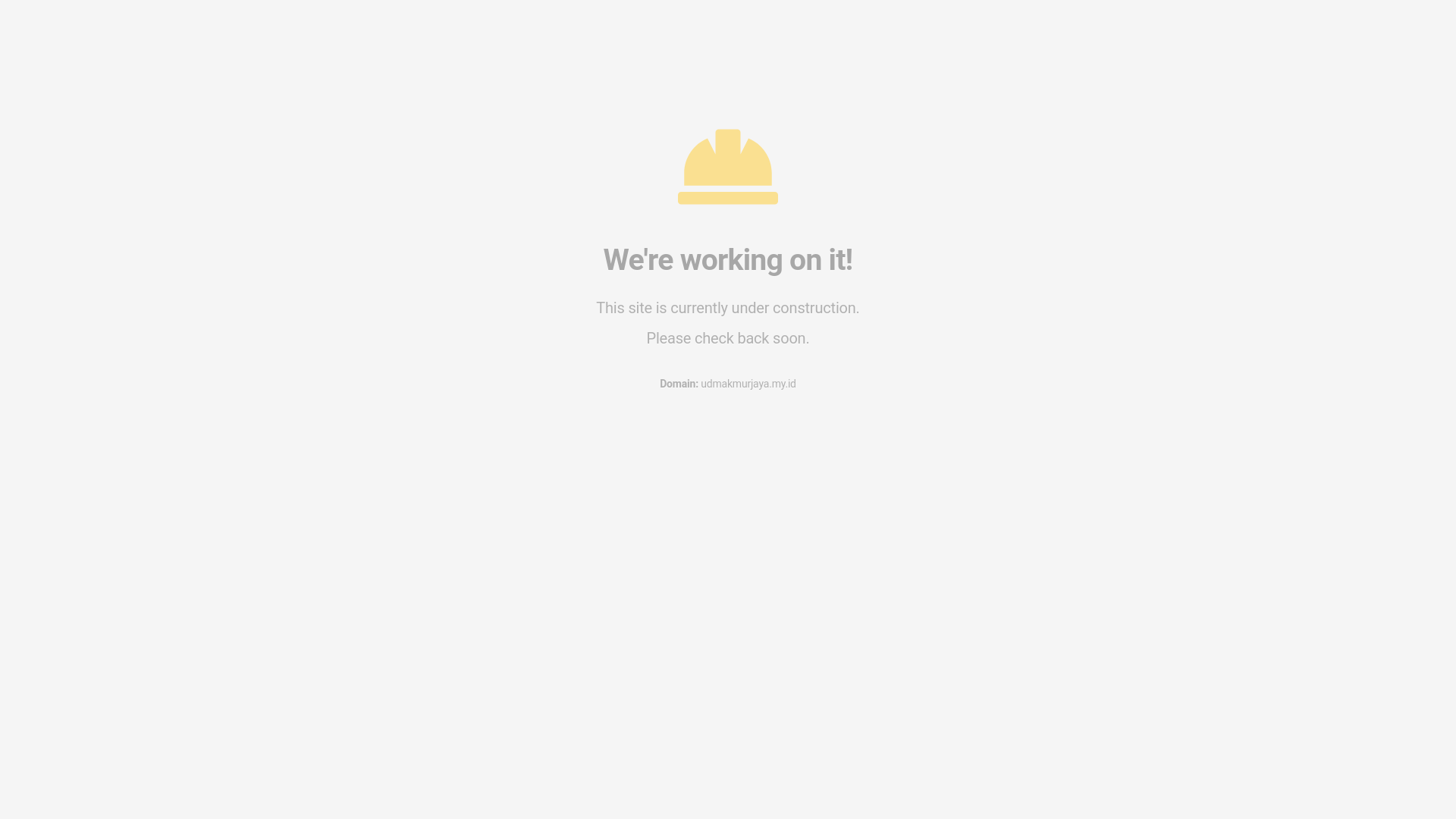 website screenshot of https://udmakmurjaya.my.id/