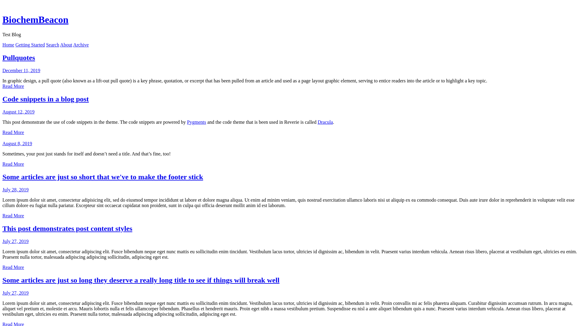 website screenshot of https://biochembeacon.pages.dev/