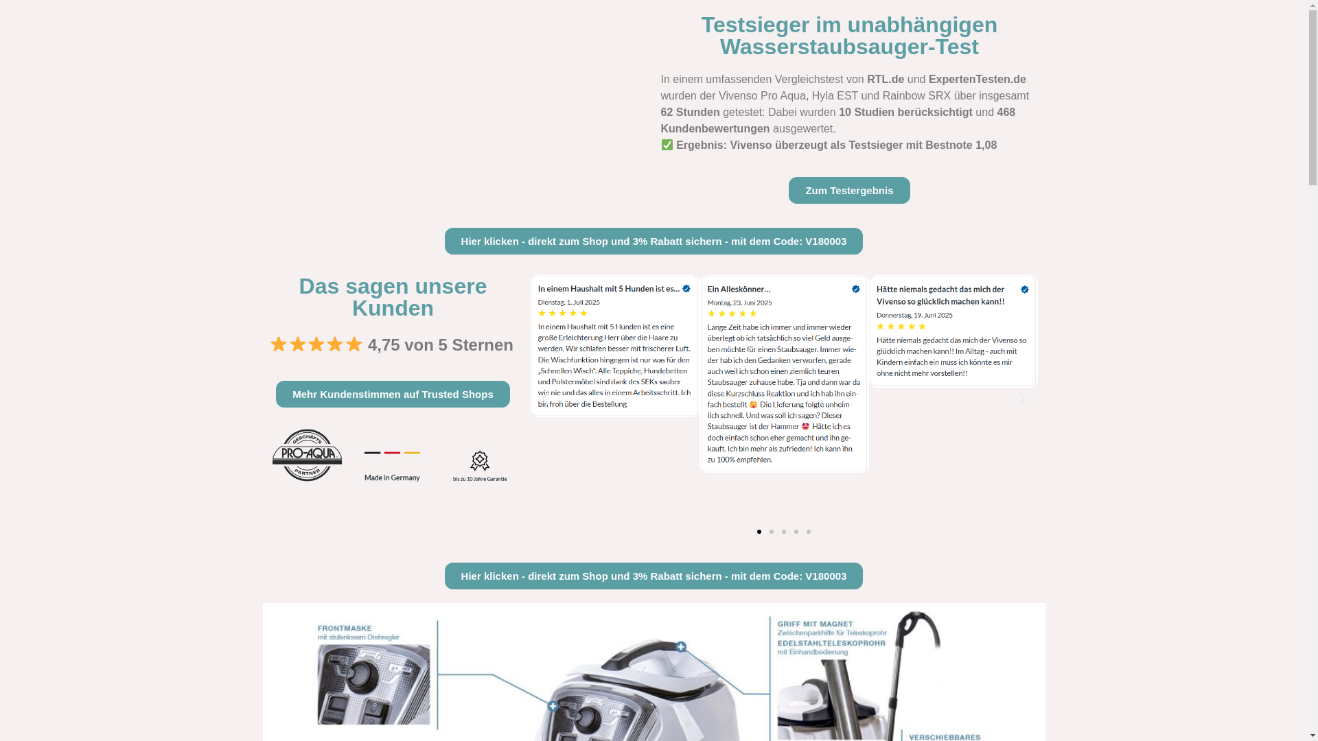 website screenshot of https://vivensoallergiker.de/