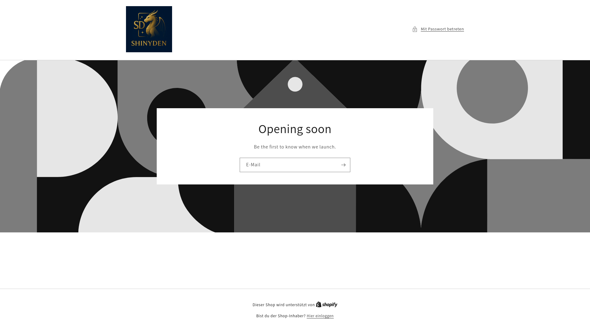 website screenshot of https://shinyden.de/