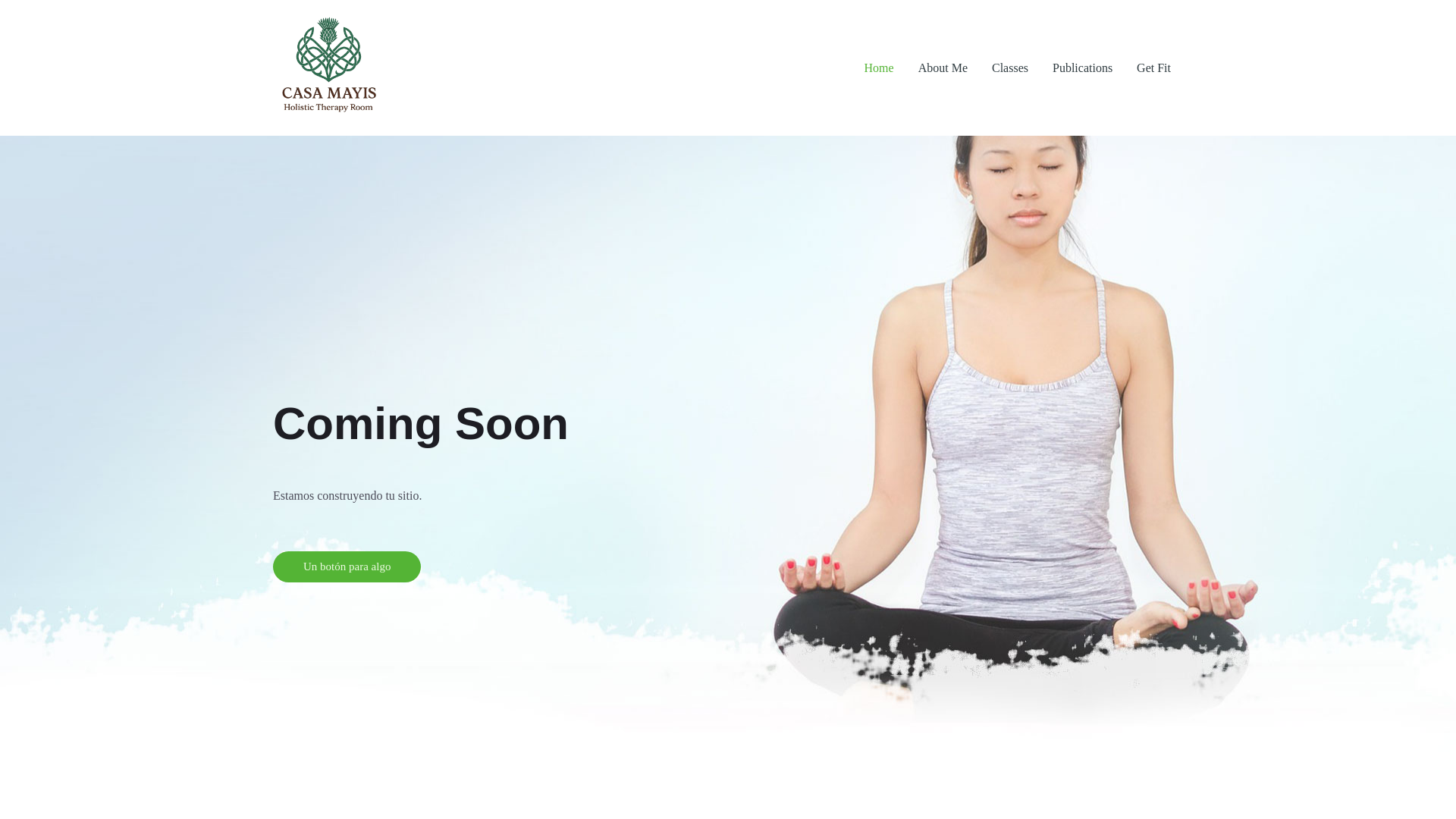 website screenshot of https://casamayis.com/