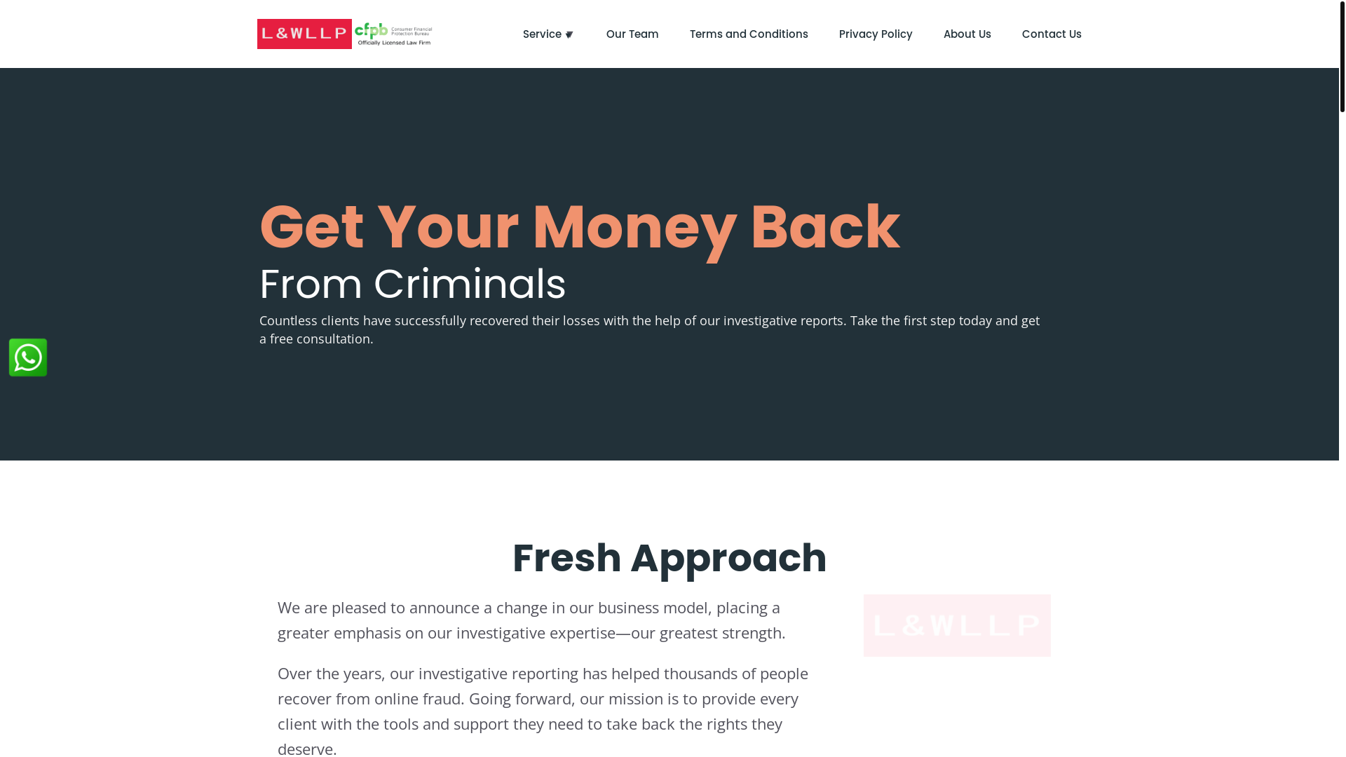 website screenshot of https://lathamwatkinsllpca.com/